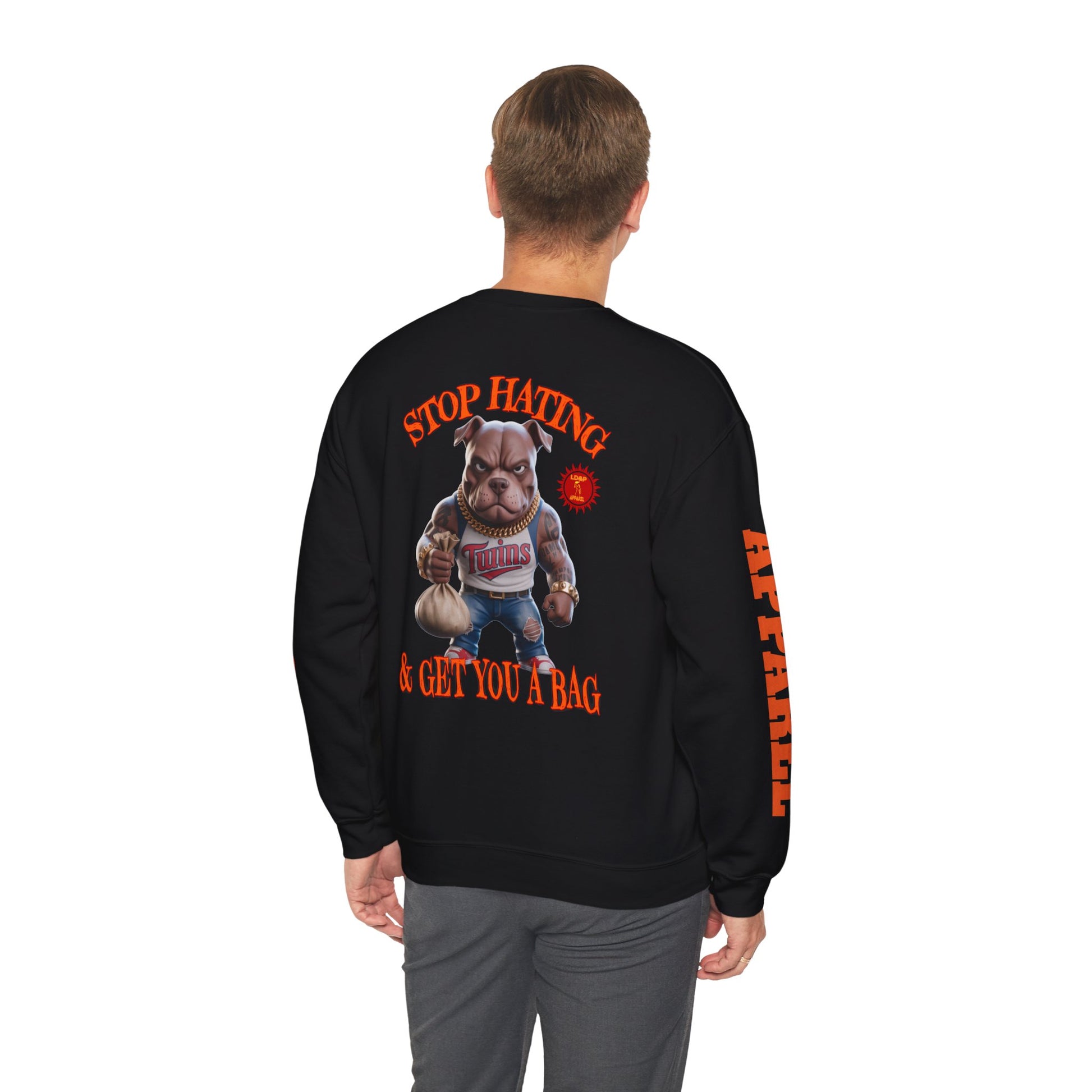 Unisex Sweatshirt Stop Hating LD&P Apparel Design