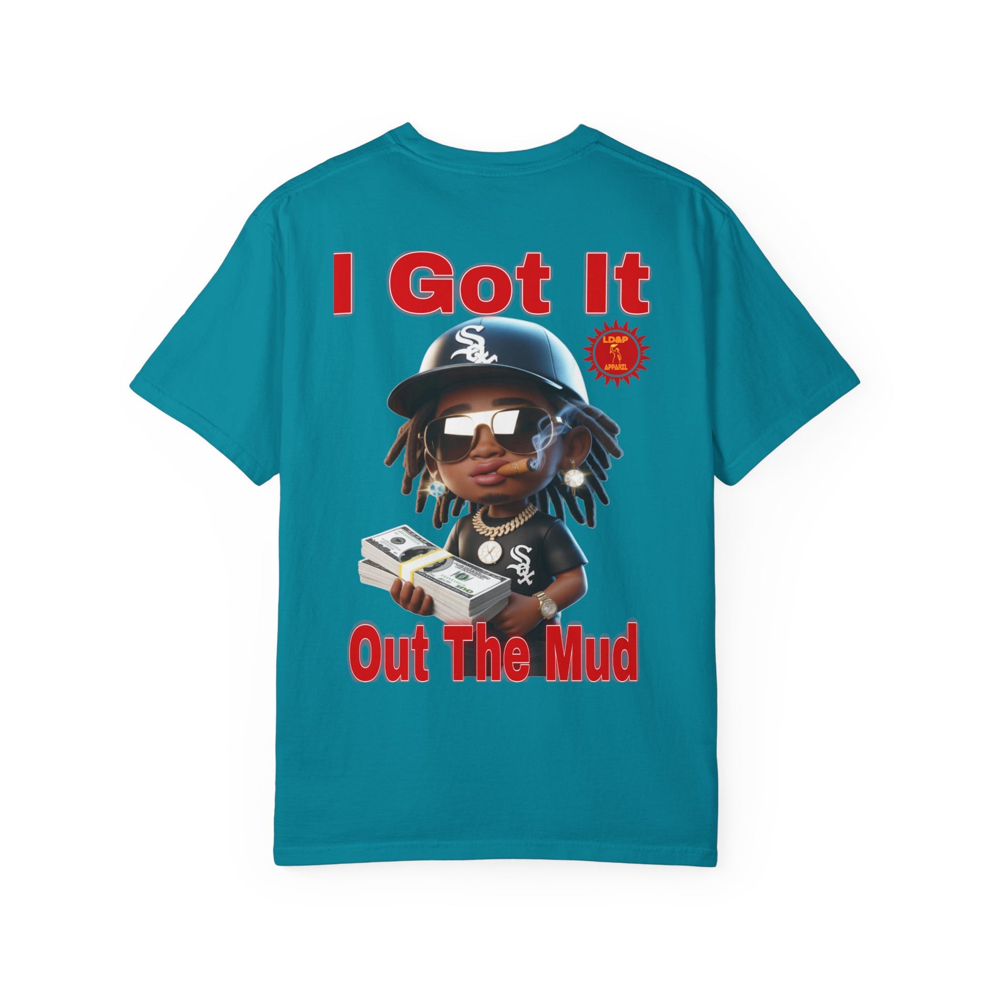 T-Shirt Out The Mud Hustler - Unisex Garment-Dyed