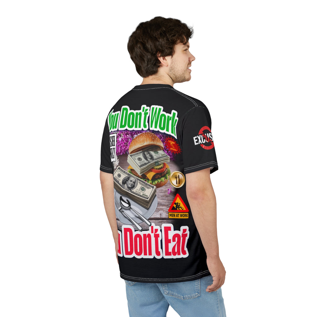 You Don't Work You Don't Eat LD&P APPAREL Graphic Tee Black