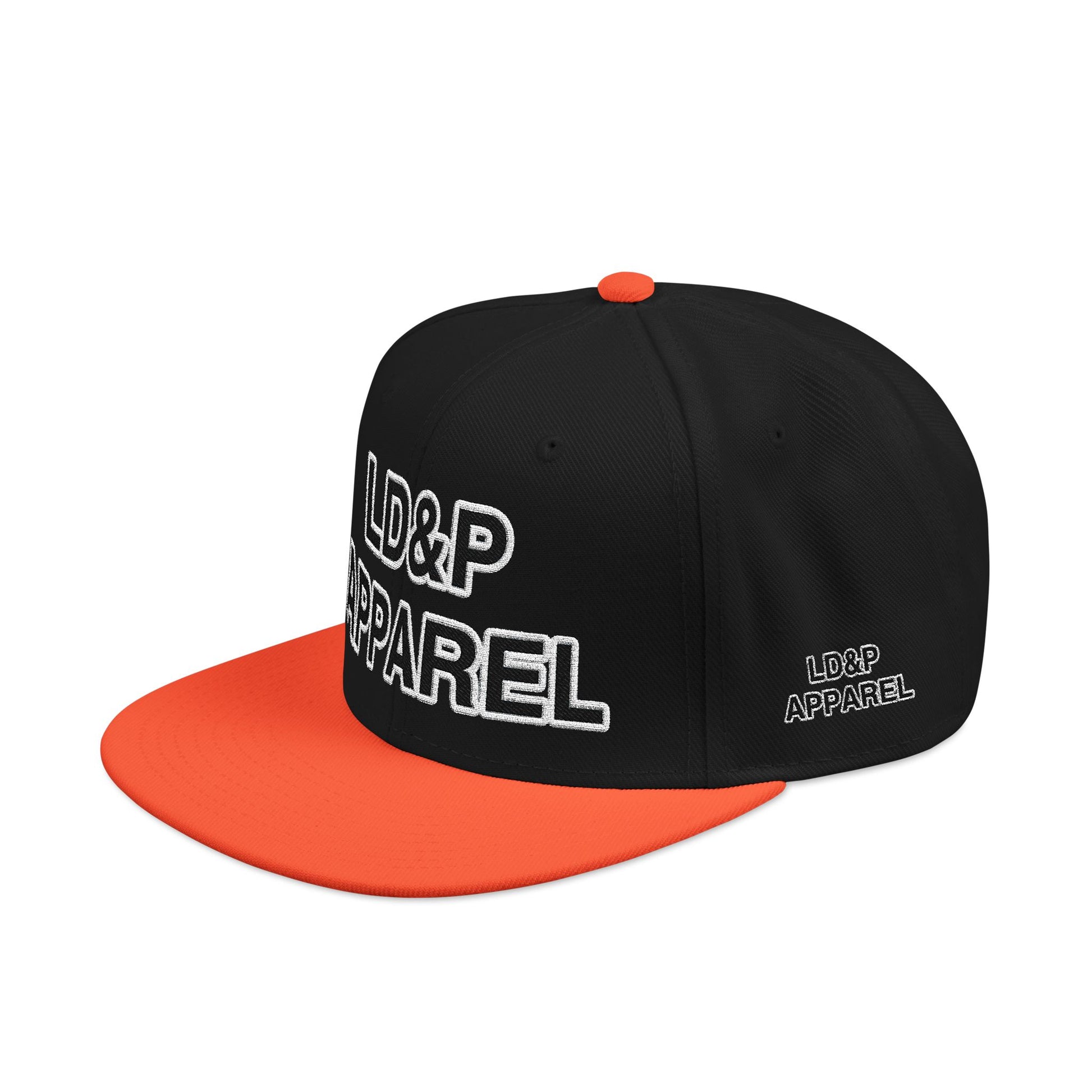 Embroidered Snapback Cap - LD&P Apparel Design