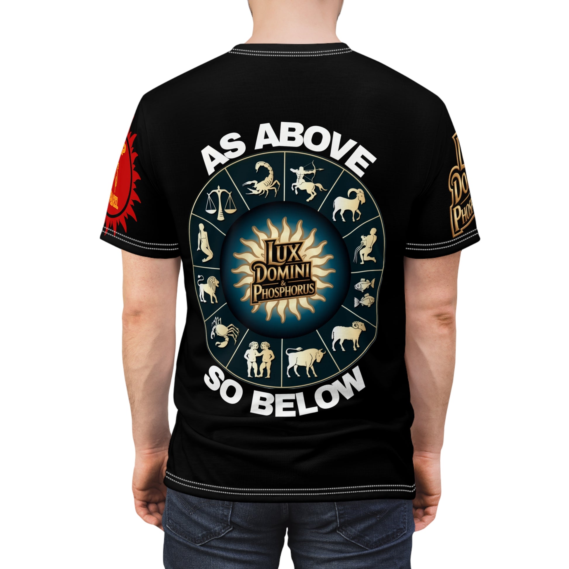 As Above So Below Unisex Cut & Sew Tee