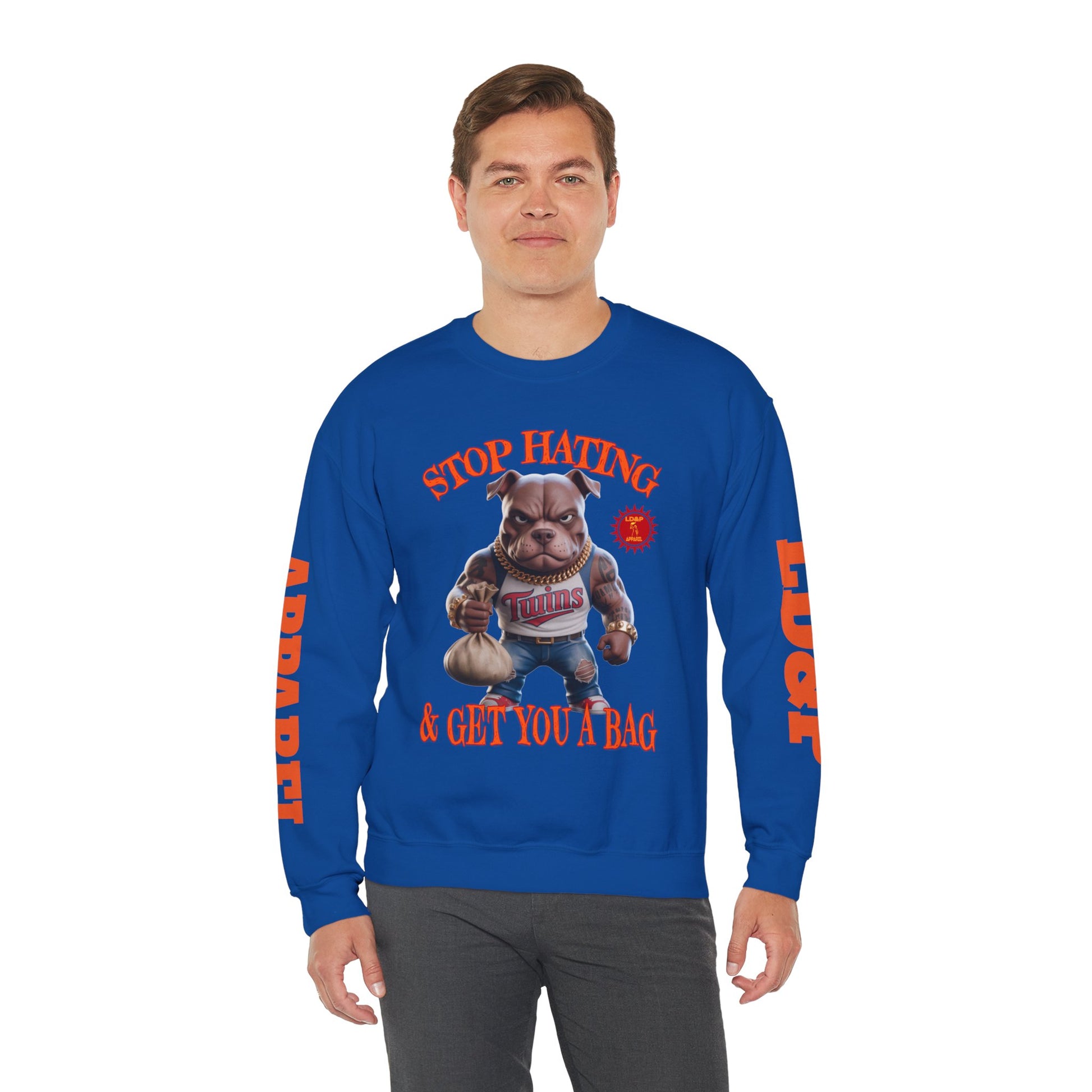 Unisex Sweatshirt Stop Hating LD&P Apparel Design