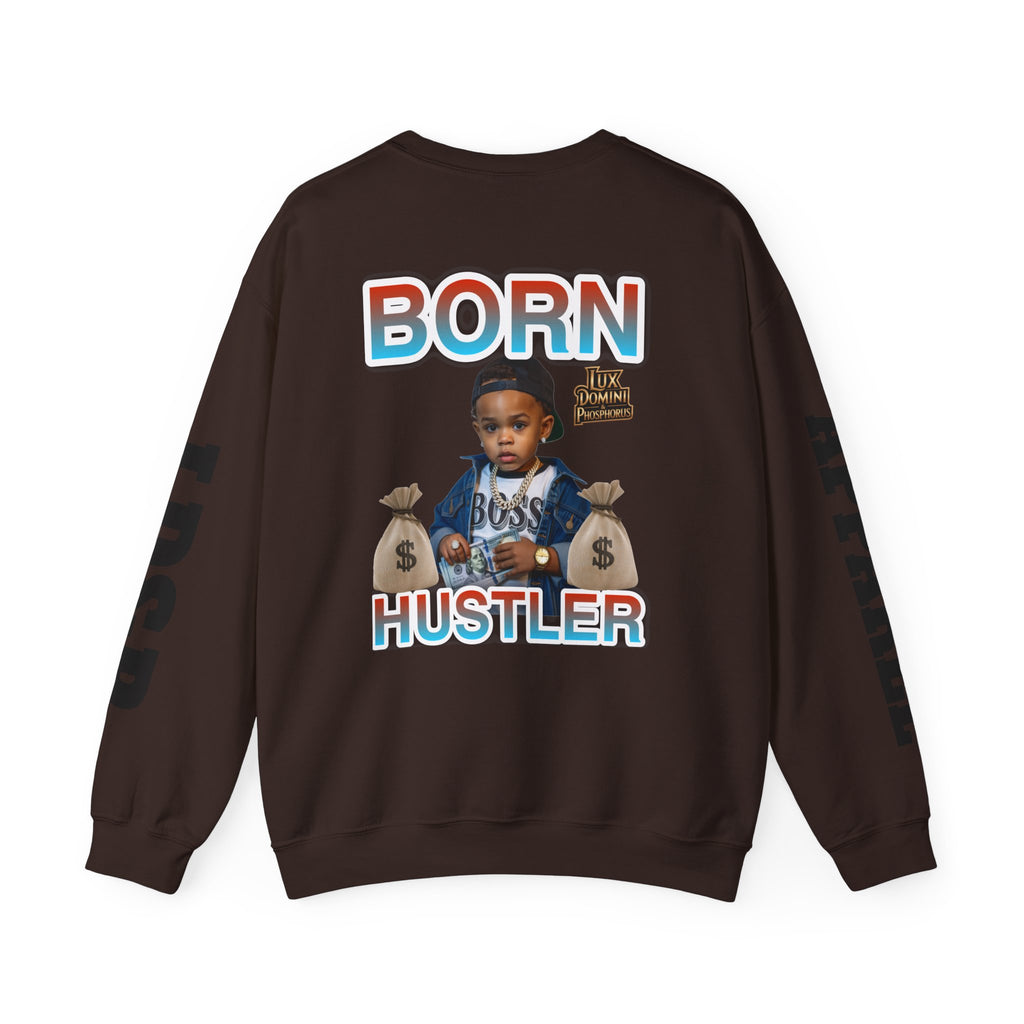 Crewneck Sweatshirt - Born Hustler LD&P Apparel