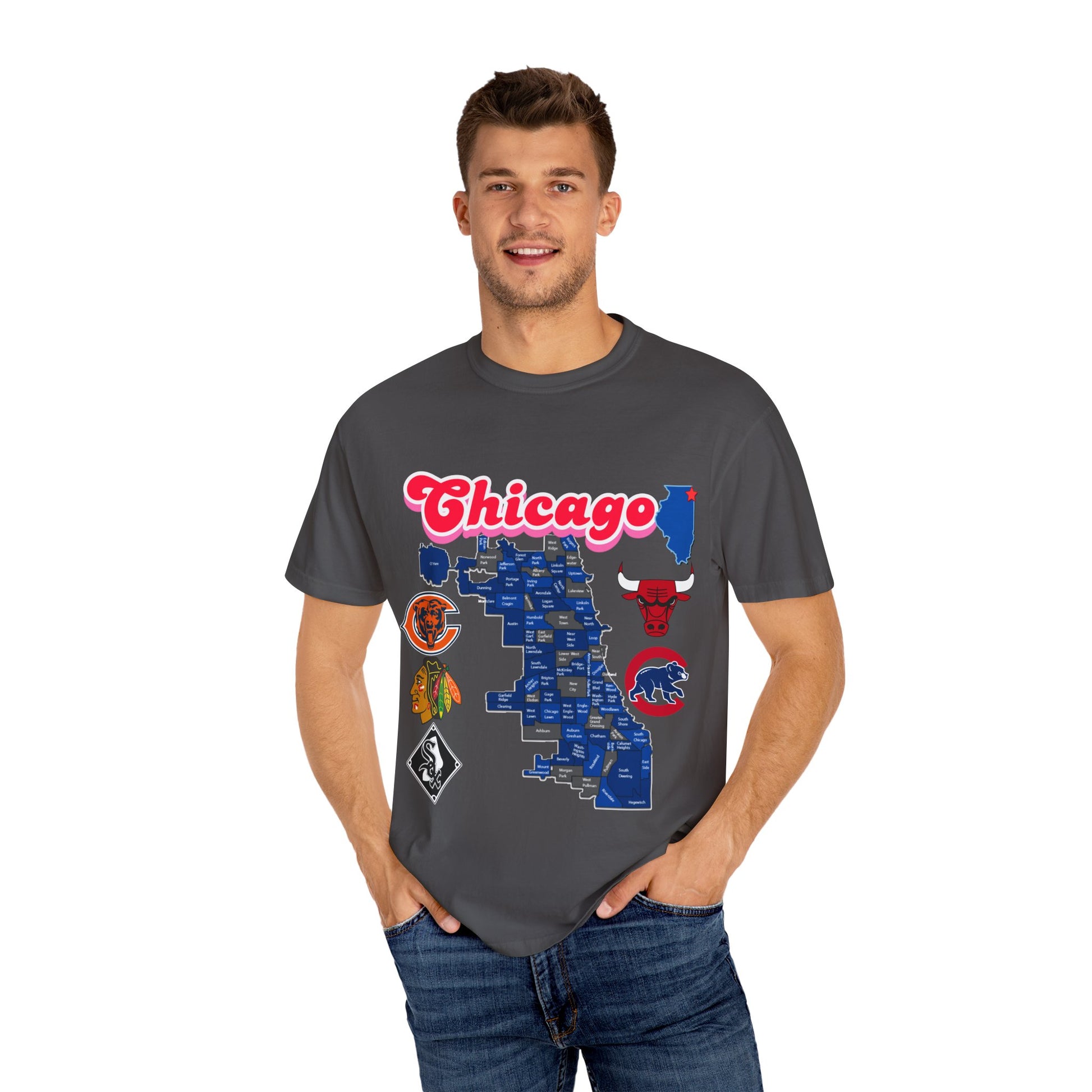Chicago Unisex T-shirt - Vintage Chicago Design
