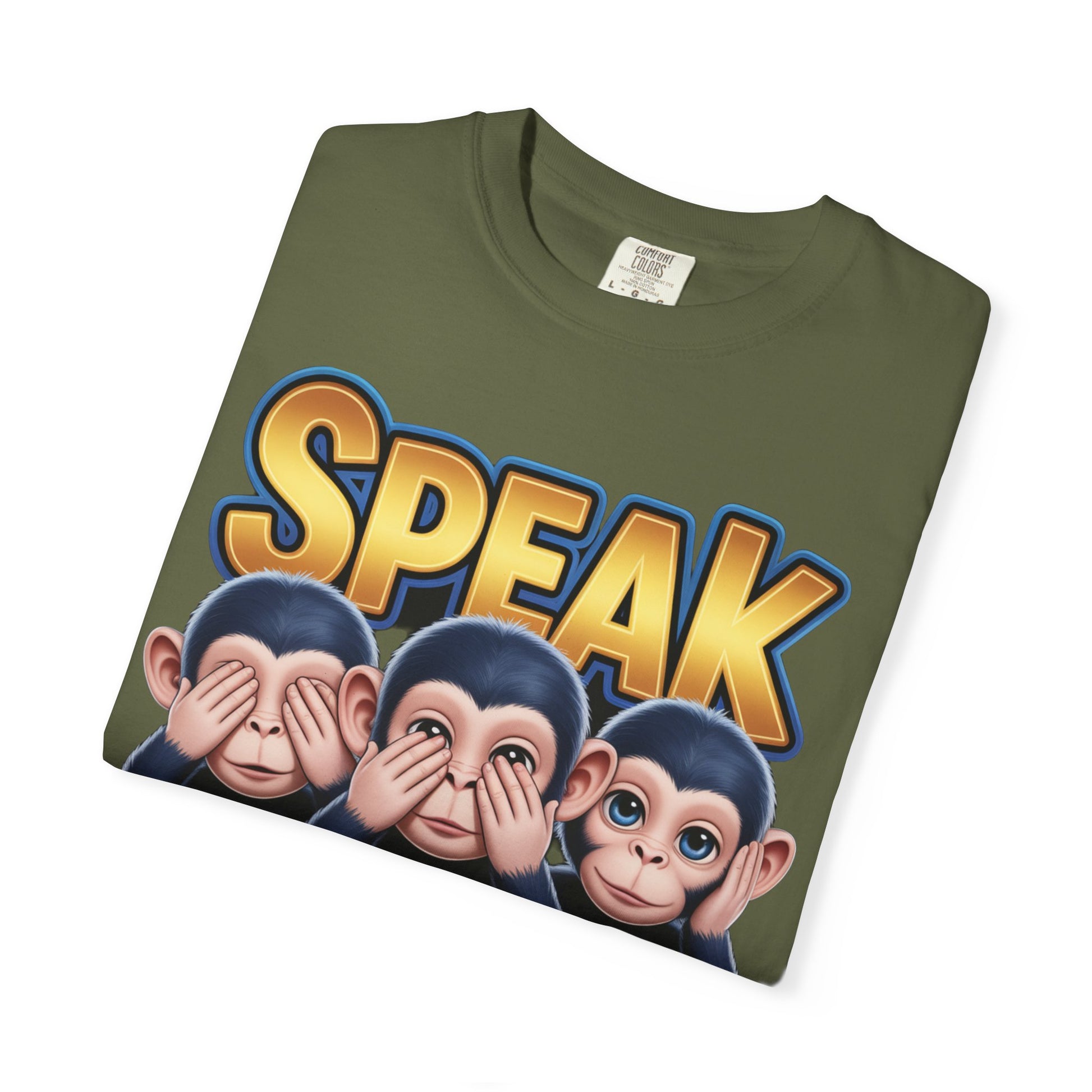 Graphic T-Shirt Speak See Hear No Evil design #2