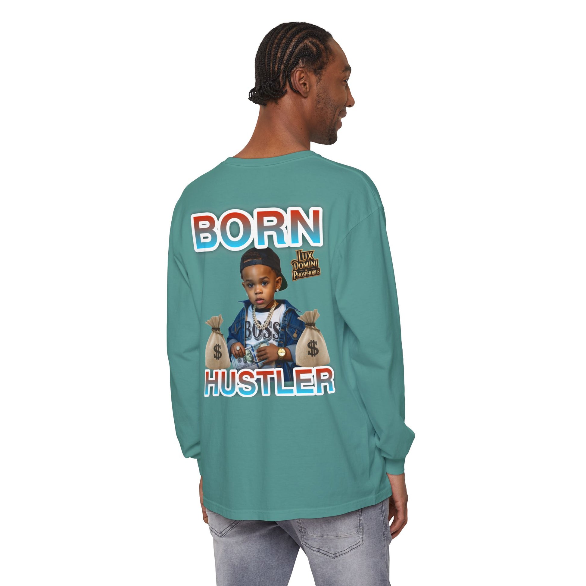 Long Sleeve T-Shirt Born Hustler Apparel