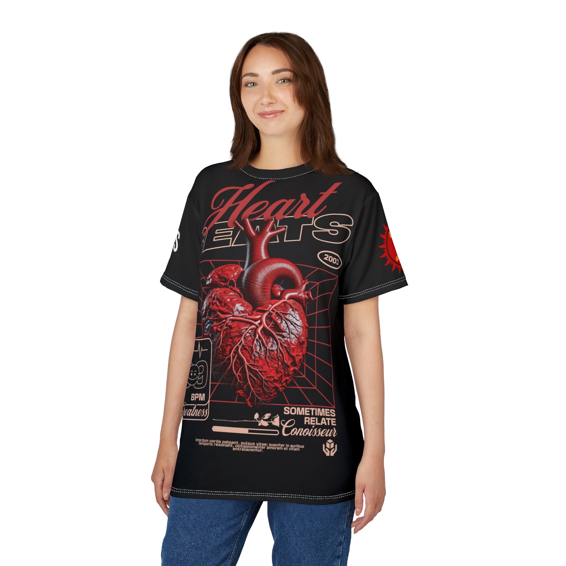 Heart Beats LD&P Apparel Design Graphic Tee