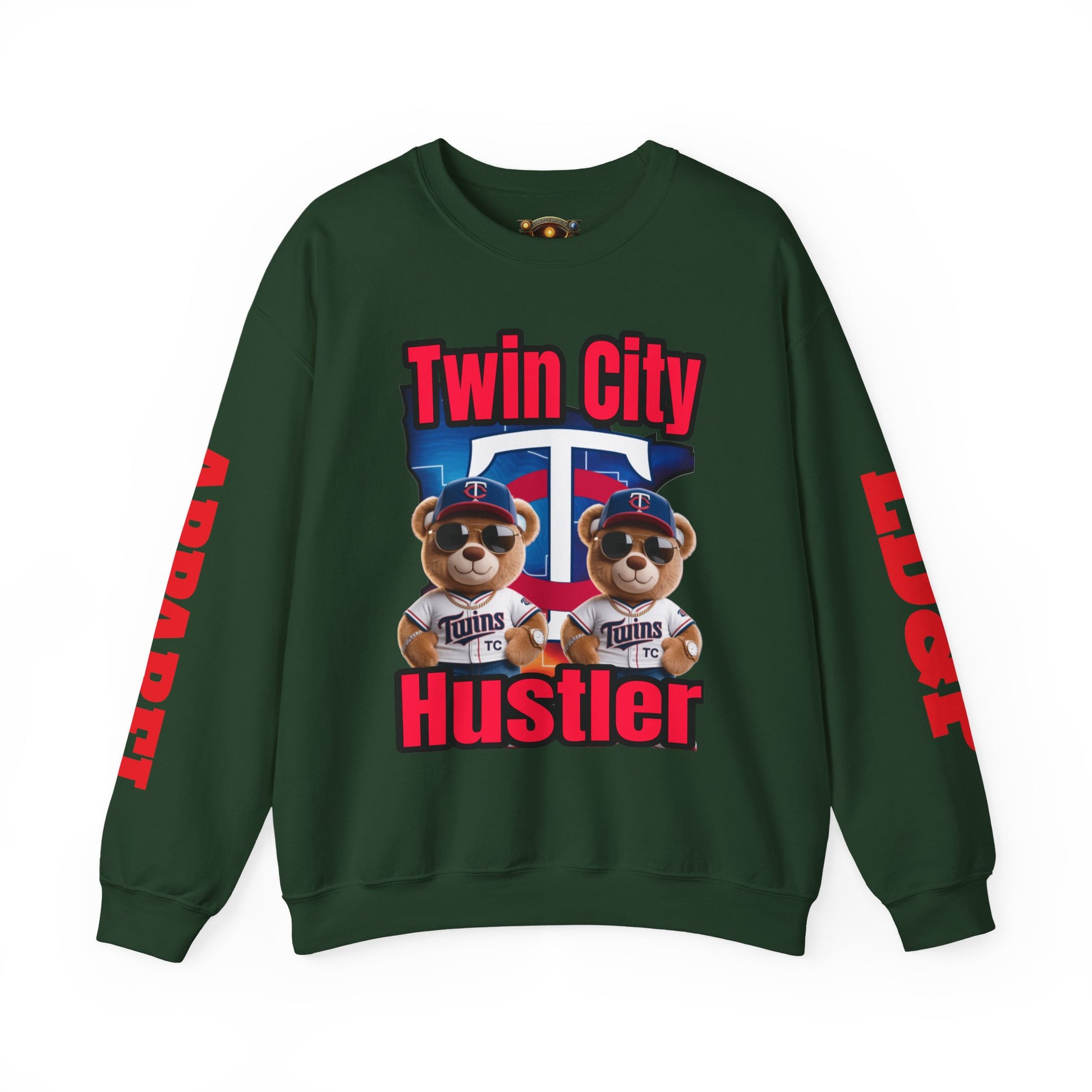 Crewneck Sweatshirt Twin City Hustler LD&P Apparel Design