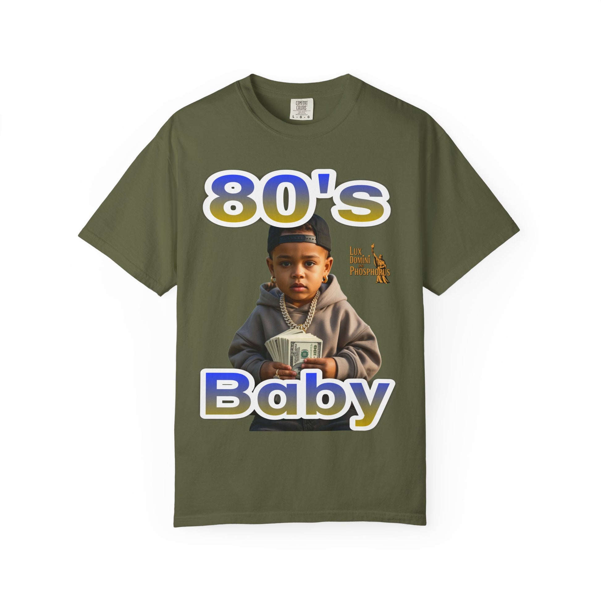 80s Baby Unisex Garment-Dyed T-shirt - LD&P APPAREL
