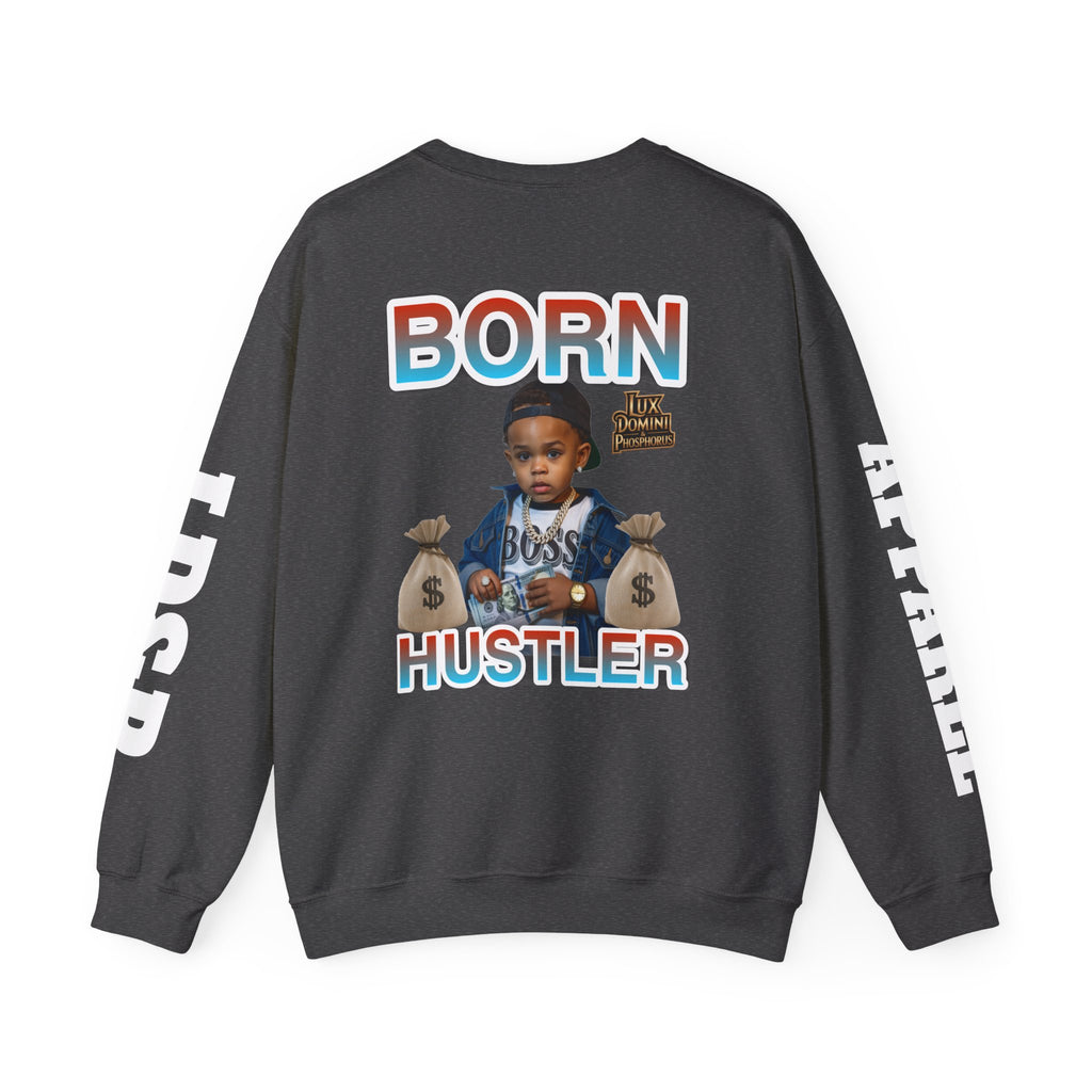 Crewneck Sweatshirt - Born Hustler LD&P Apparel