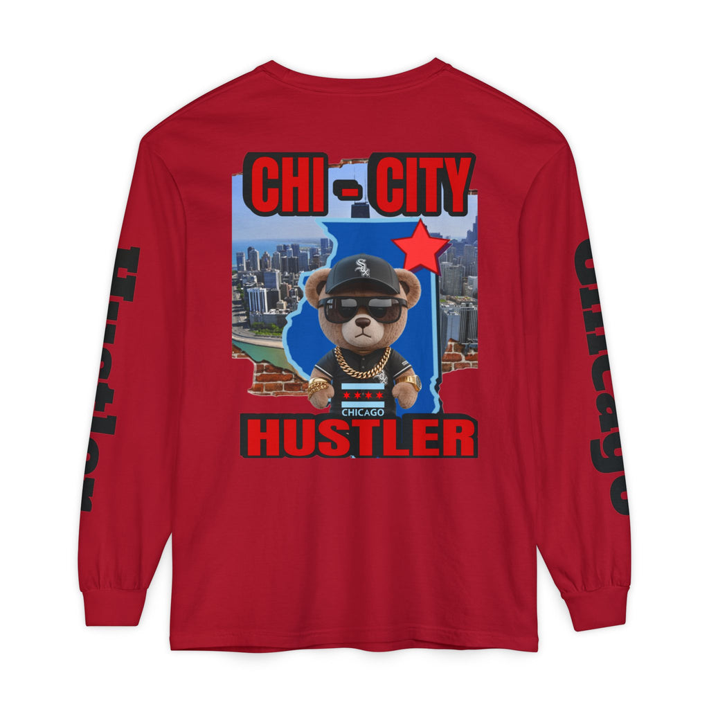 Chi-City Hustler Long Sleeve T-Shirt — LD&P Apparel