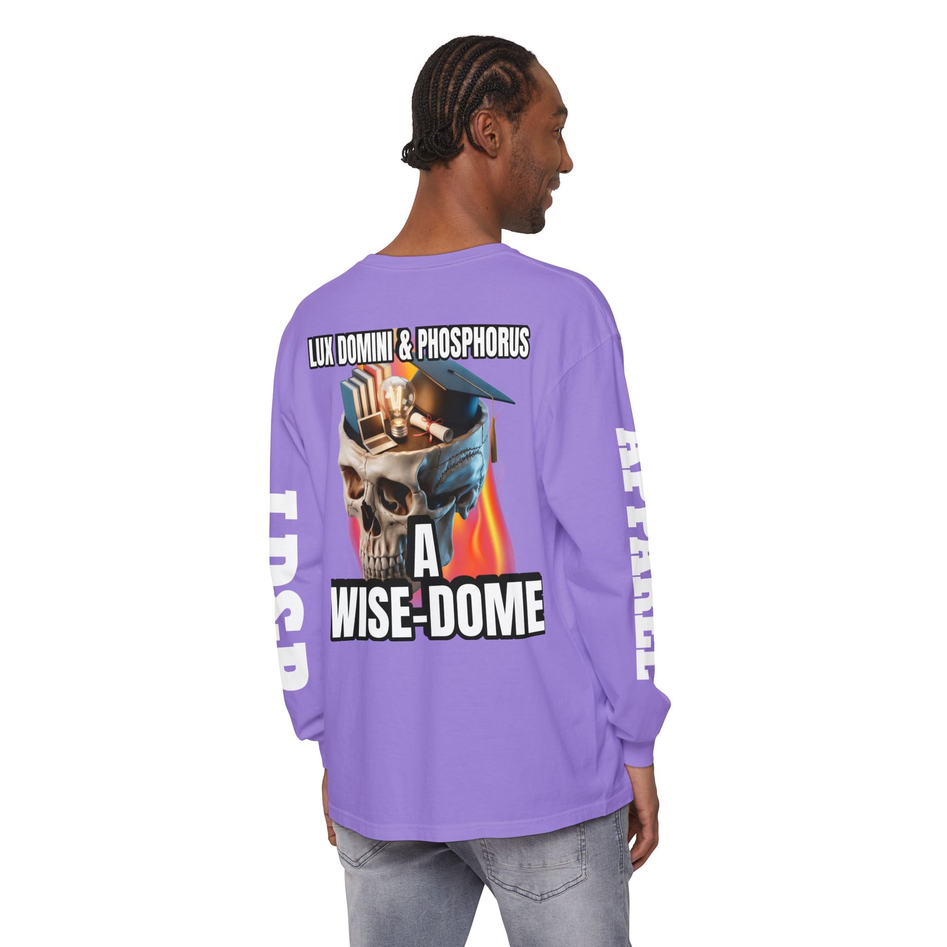 'A Wise-Dome' LD&P APPAREL Long Sleeve Tee