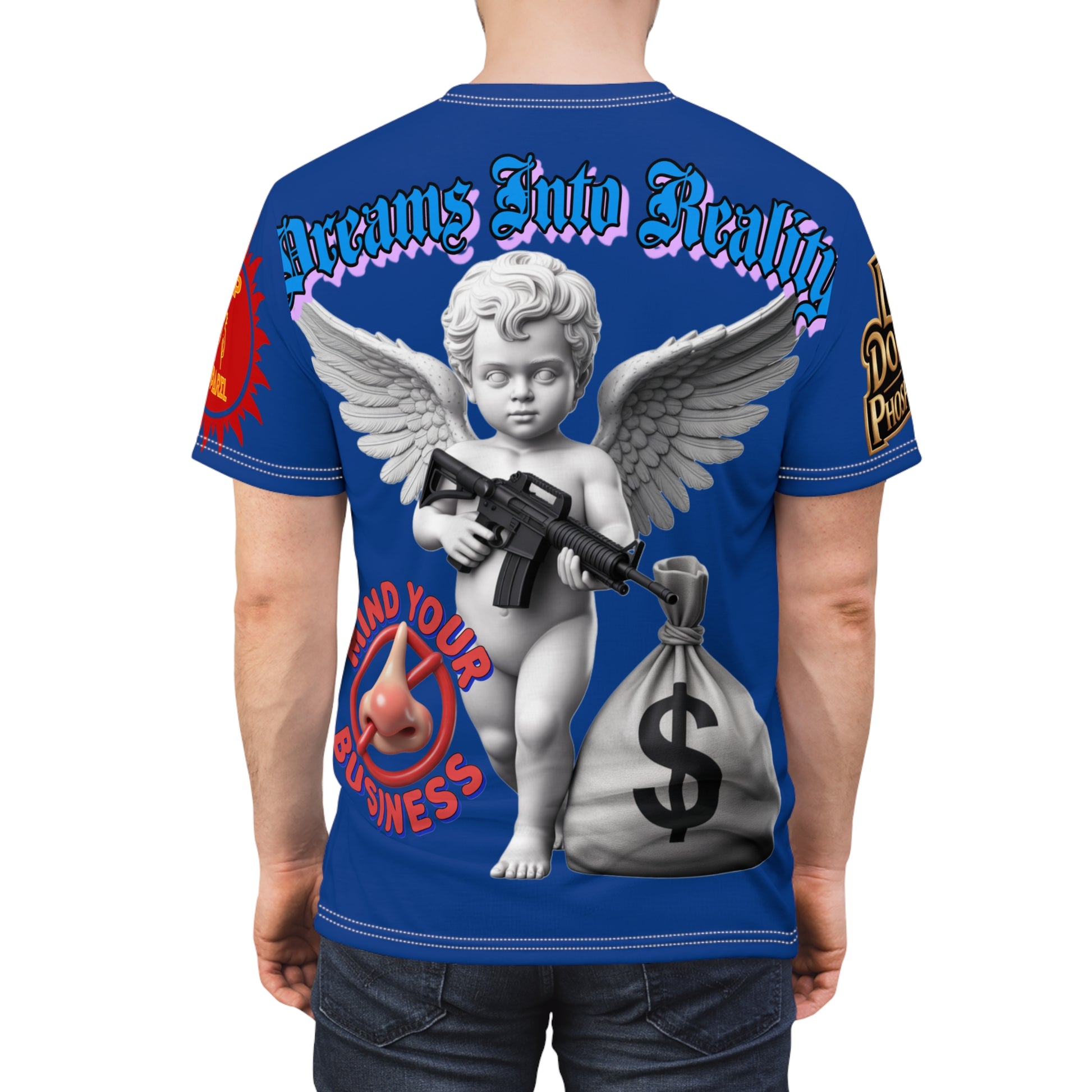 Dreams Into Reality' LD&P Apparel Design blue