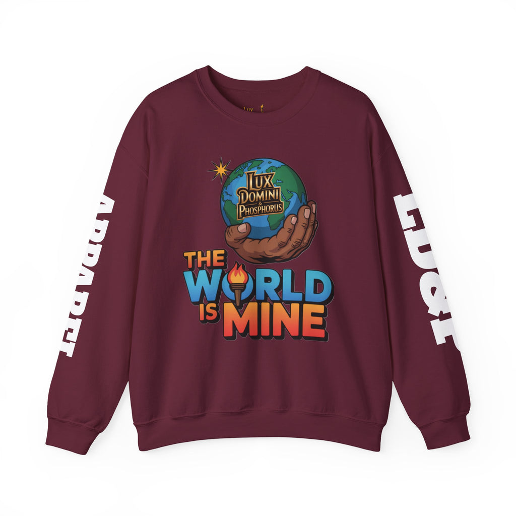 Graphic Sweatshirt - The World Is Mine LD&P APPAREL Design