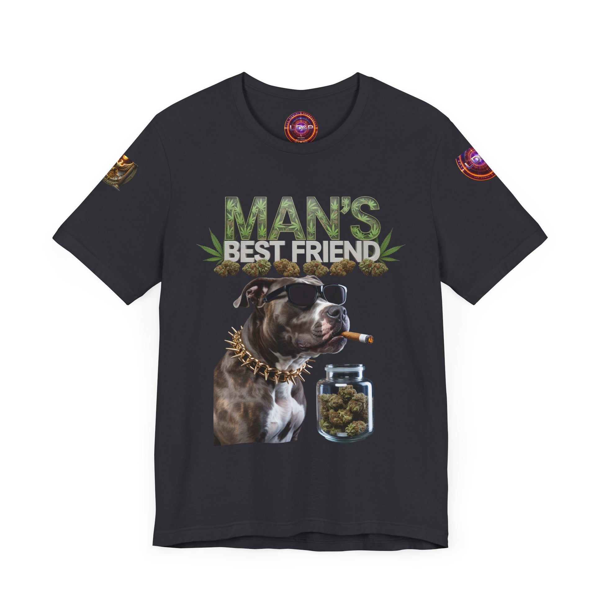 Unisex Tee Man's Best Friend Weed Design Shirt