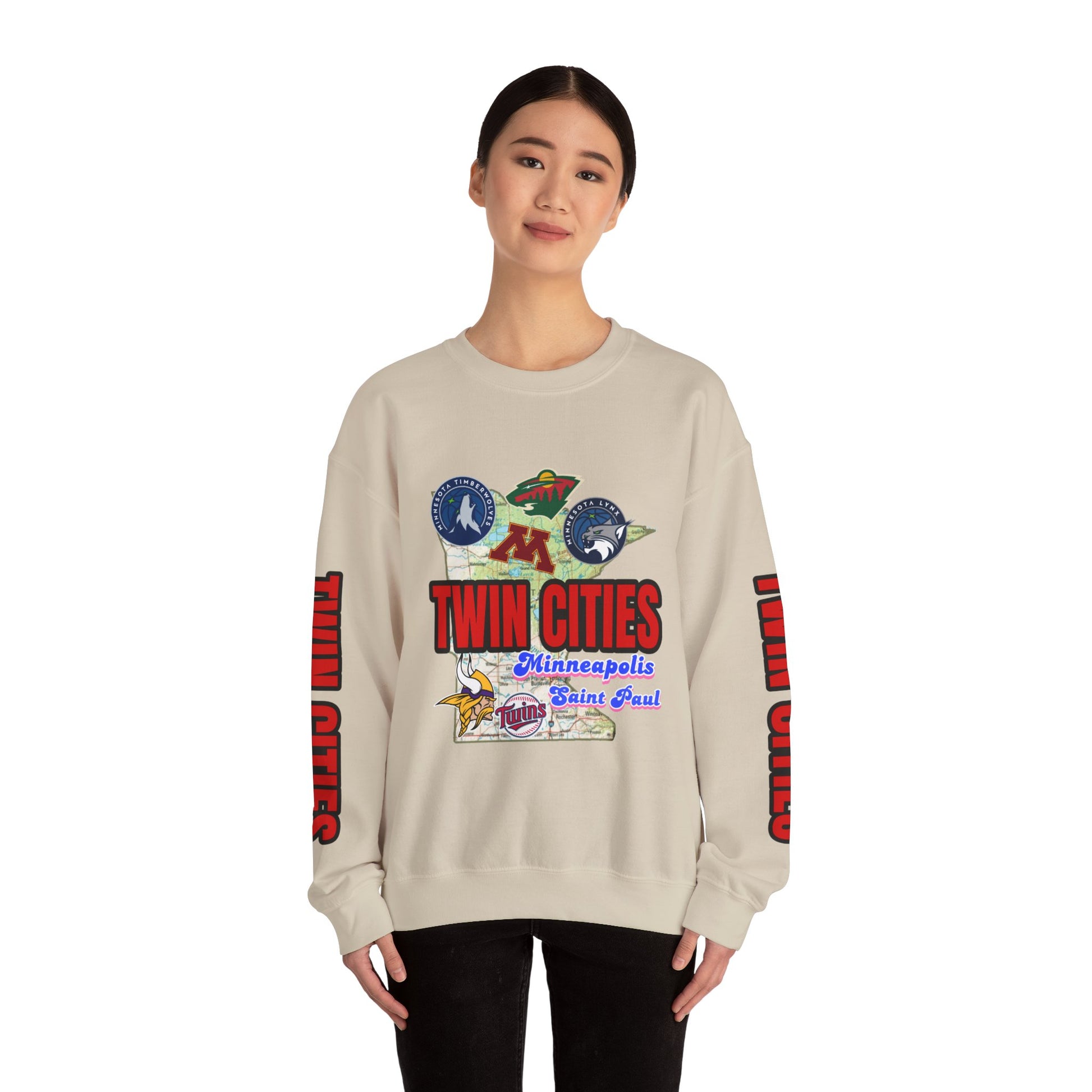 Crewneck Sweatshirt TWIN CITIES Urban Design