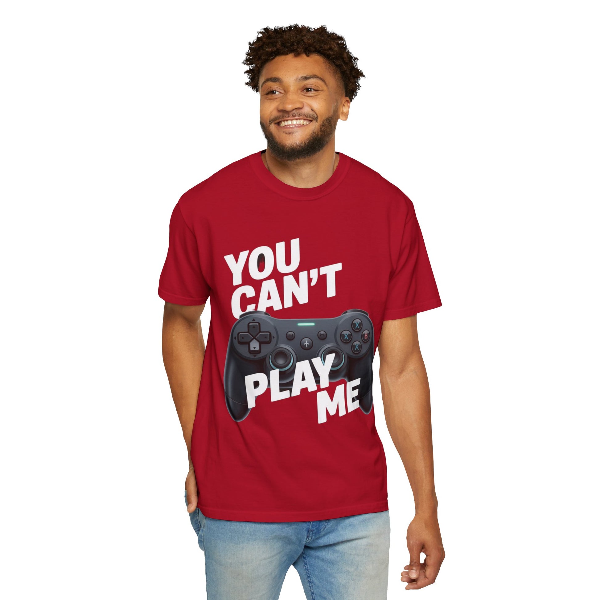 T-Shirt - 'You can't play me' Unisex Garment-Dyed Tee
