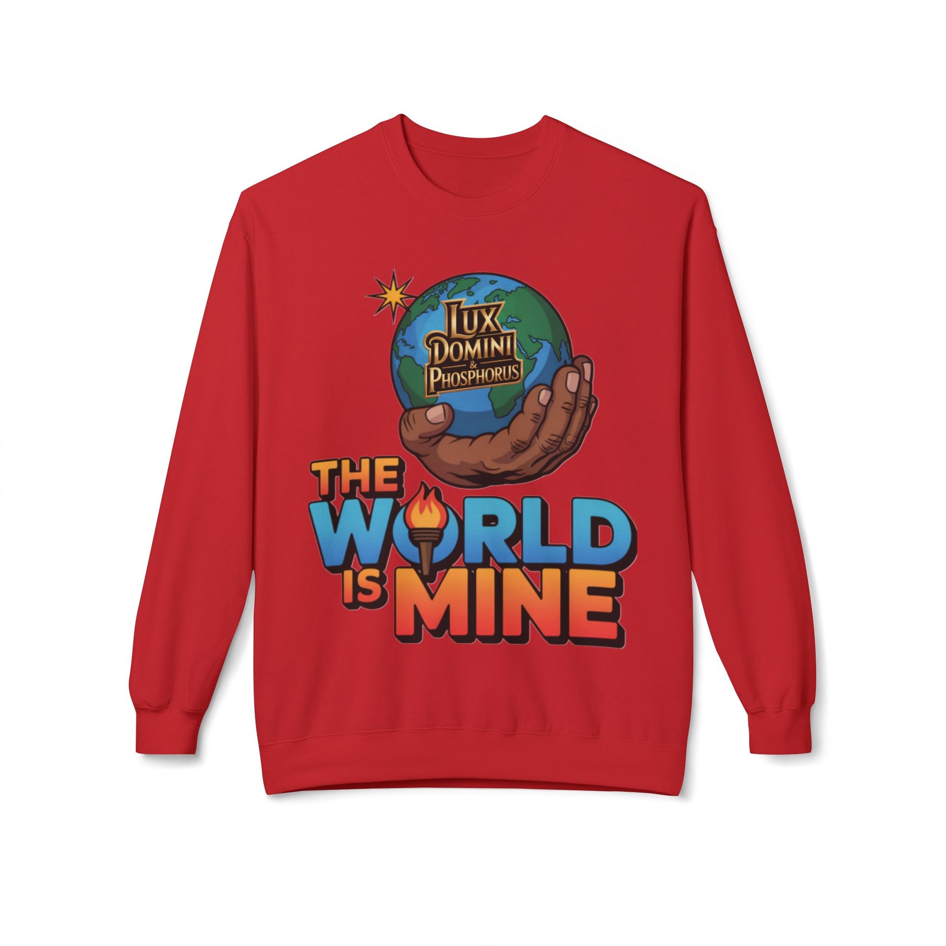 "The World Is Mine"  Design 2 Crewneck Sweatshirt