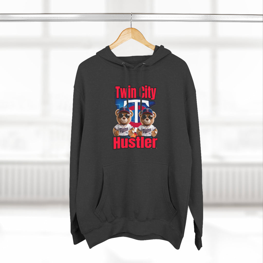 Fleece Hoodie Twin City HUSTLER Design