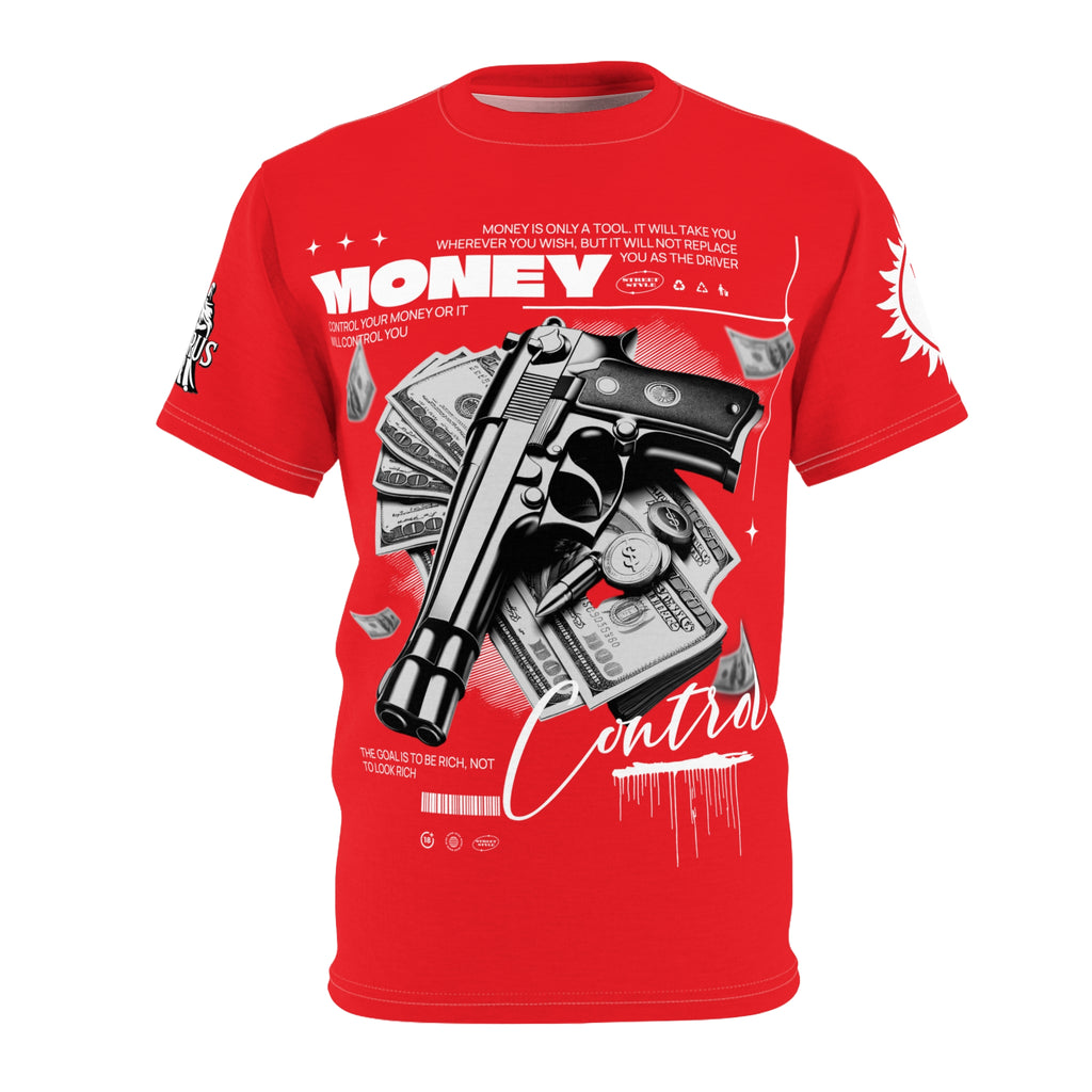 Money Control Graphic Tee LD&P APPAREL RED