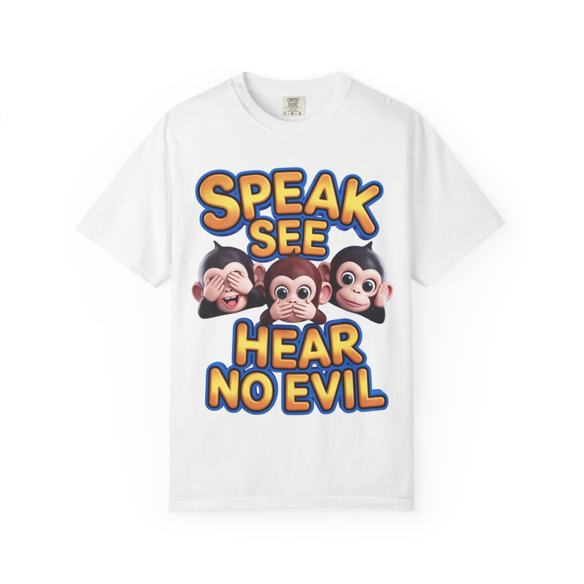 Graphic T-Shirt Speak See Hear No Evil