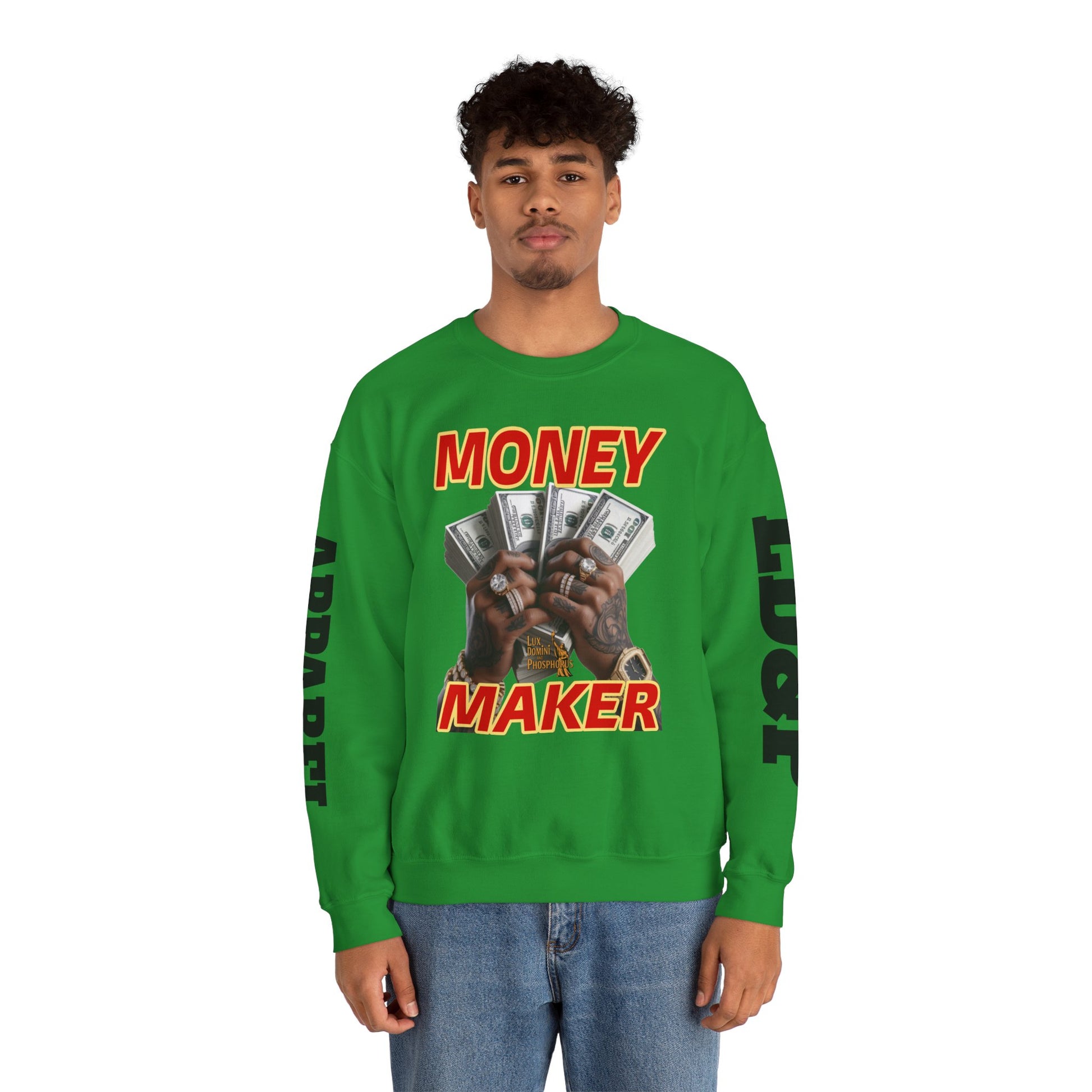 Money Maker Unisex Sweatshirt - LD&P APPAREL Design