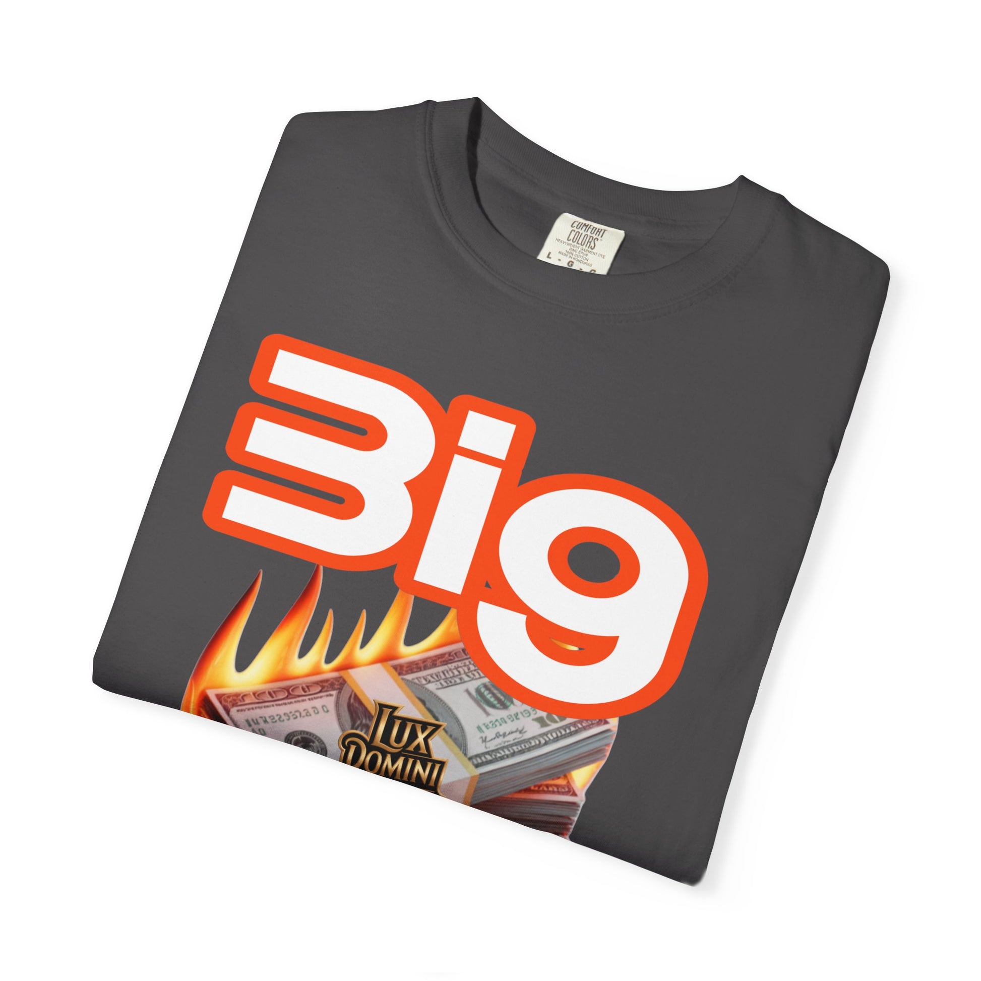 T-Shirt Big Spender Text Unisex Garment-Dyed Tee