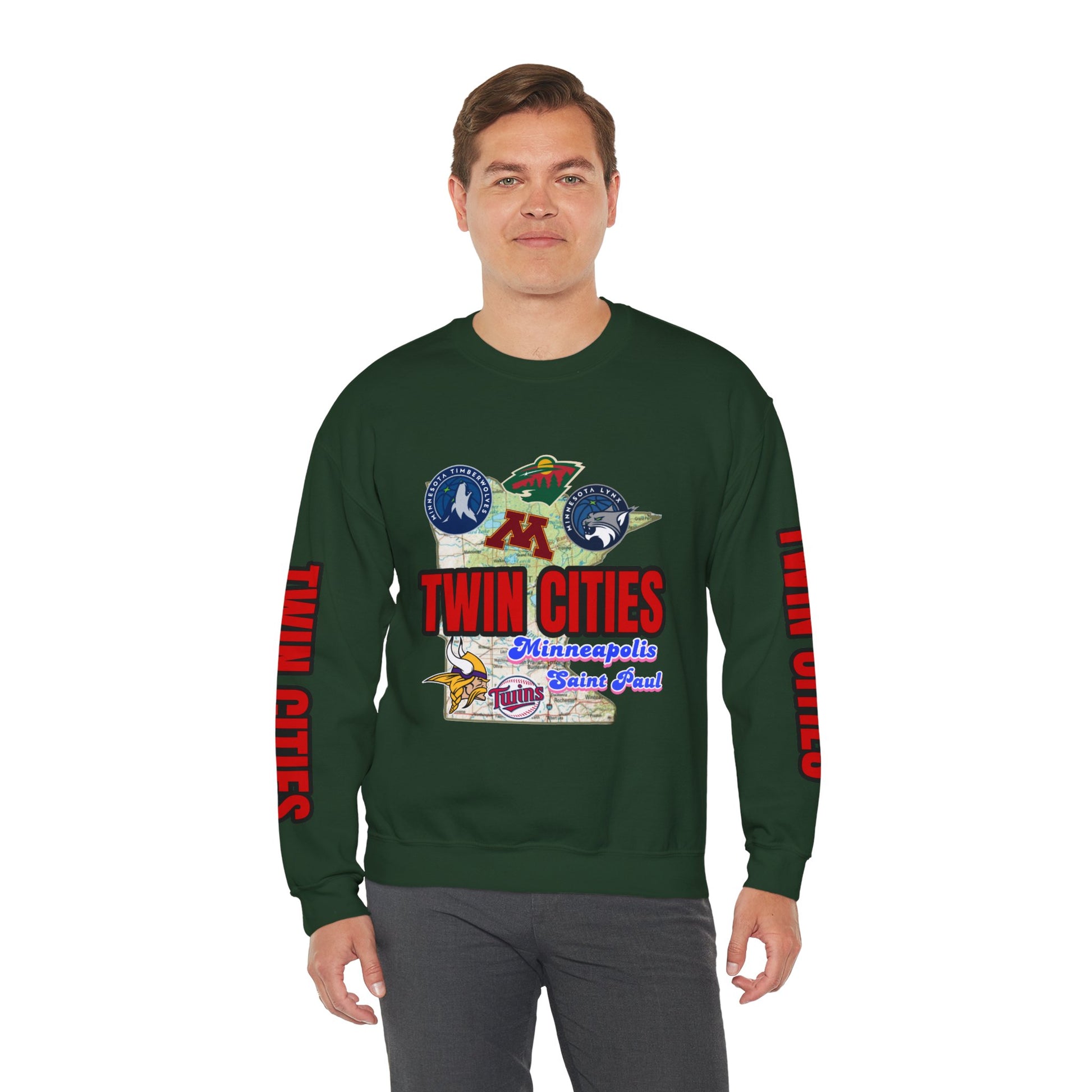 Crewneck Sweatshirt TWIN CITIES Urban Design