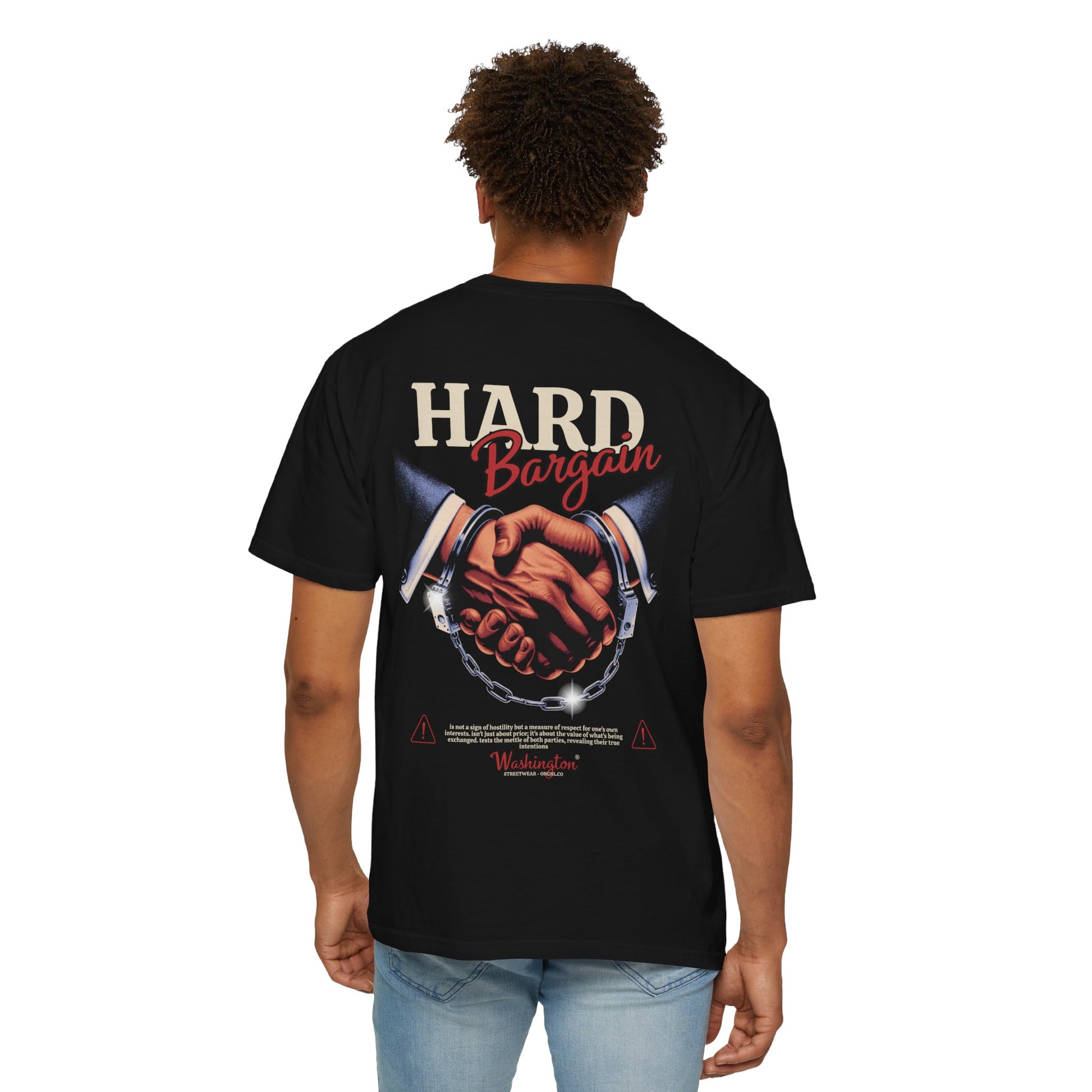 Garment-Dyed T-shirt Hard Bargain Graphic Tee