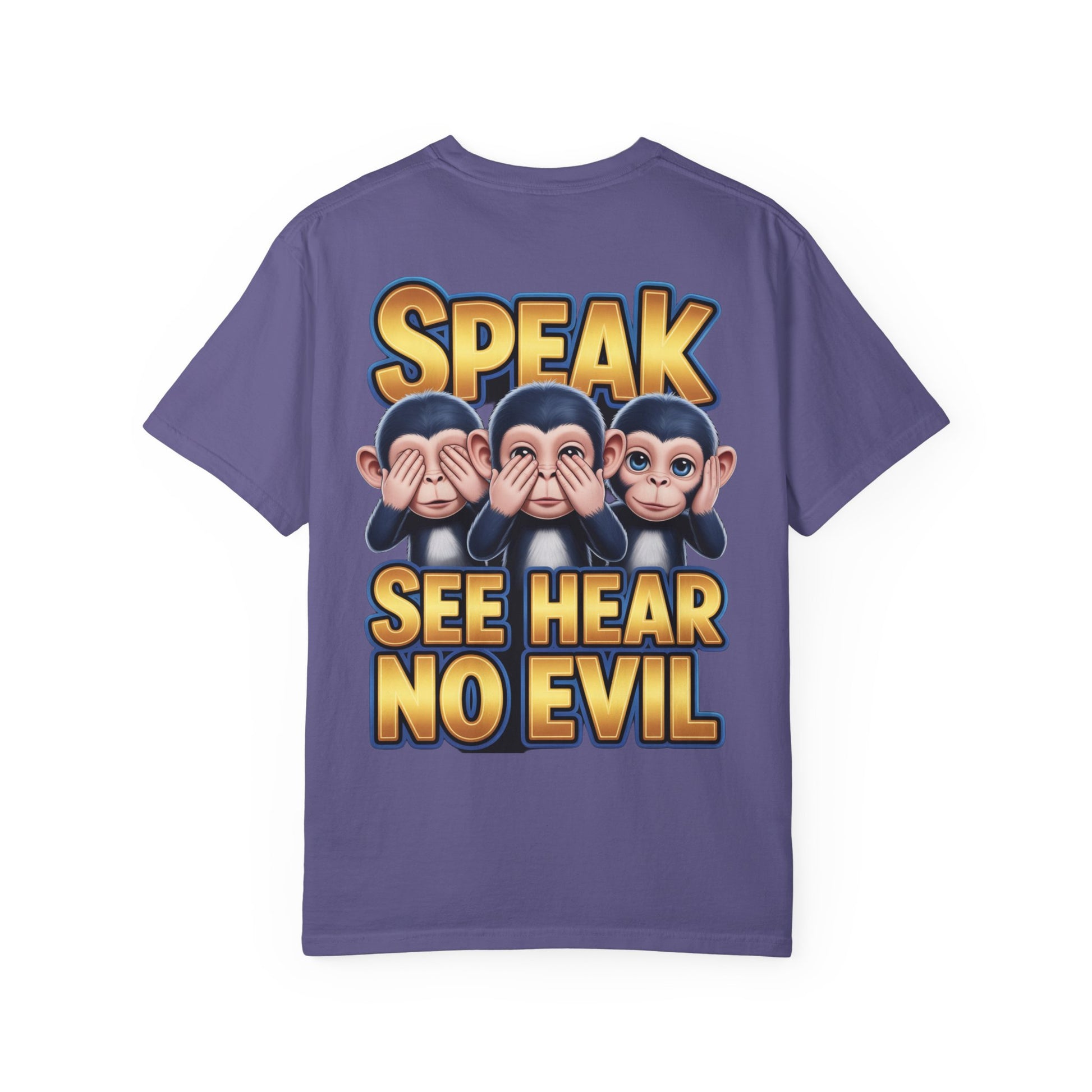 Graphic T-Shirt Speak See Hear No Evil design #2