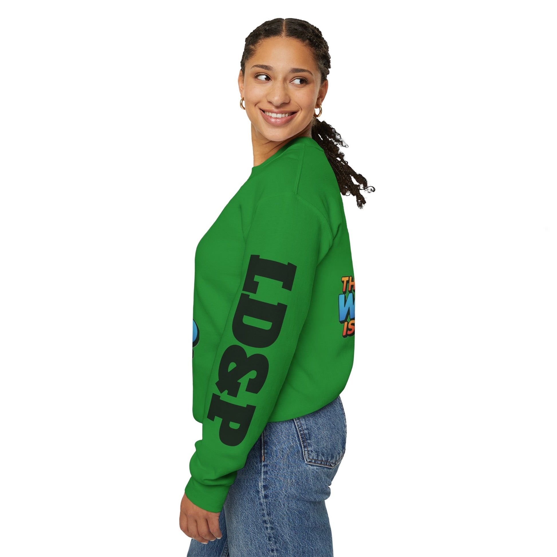 Graphic Sweatshirt - The World Is Mine LD&P APPAREL Design