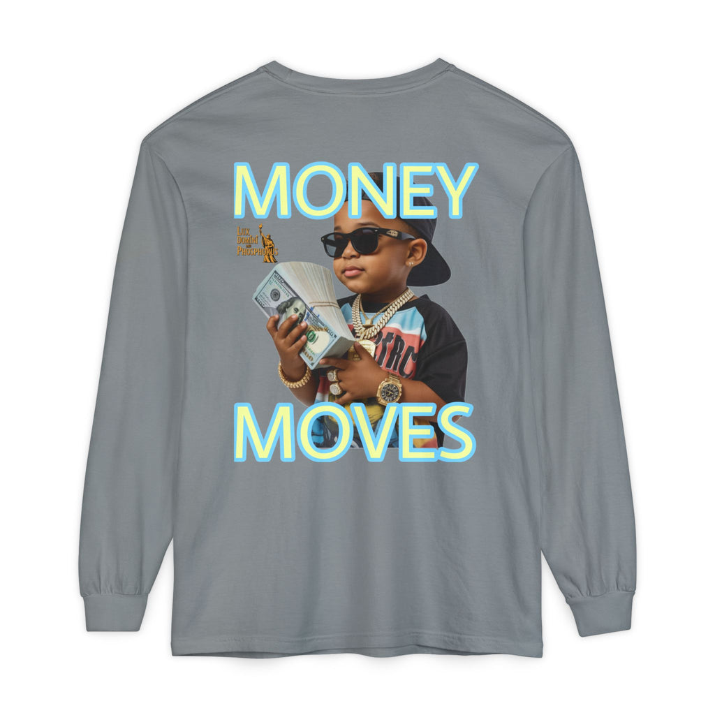 Long Sleeve T-Shirt - Money Moves LD&P APPAREL