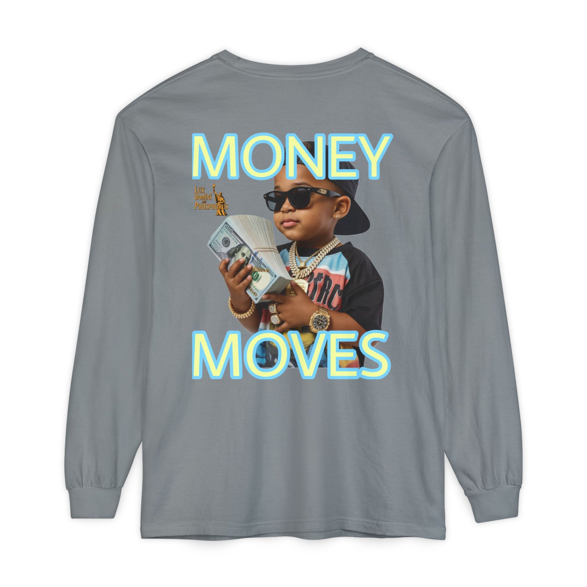 Long Sleeve T-Shirt - Money Moves LD&P APPAREL