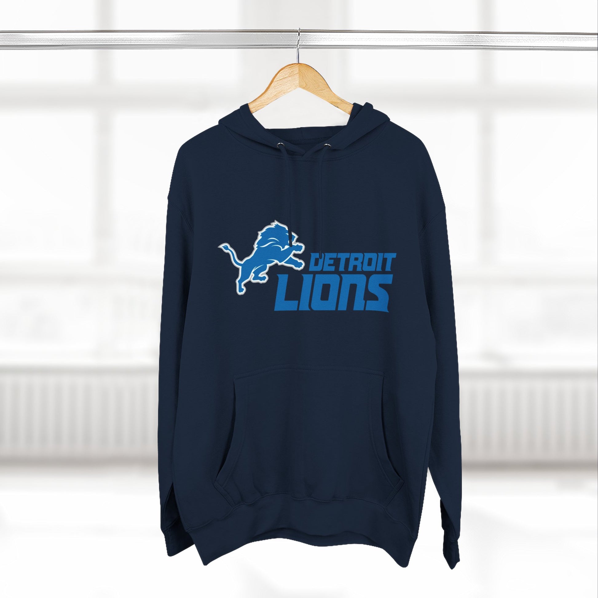 Fleece Hoodie NFL Team DET Design