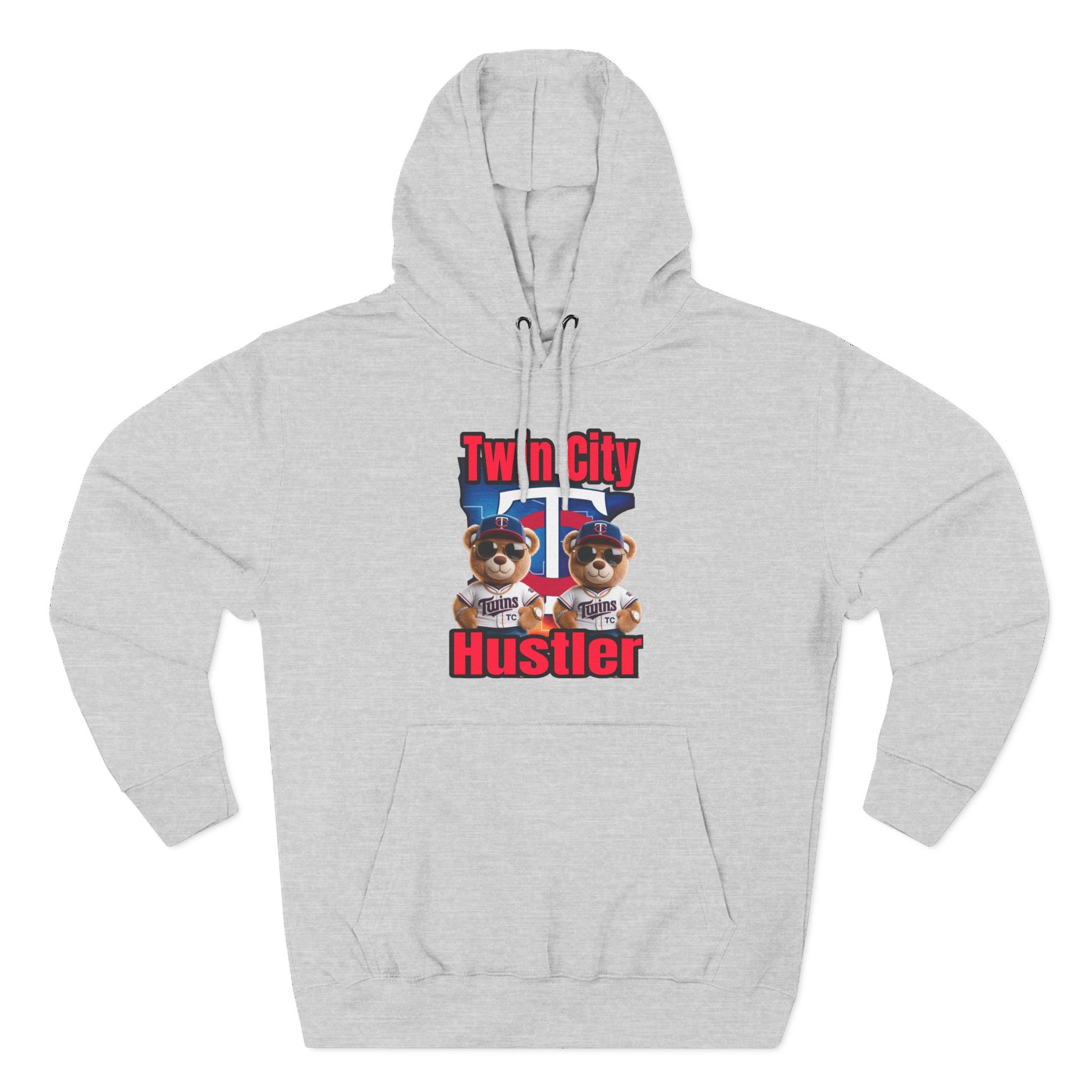 Fleece Hoodie Twin City HUSTLER Design