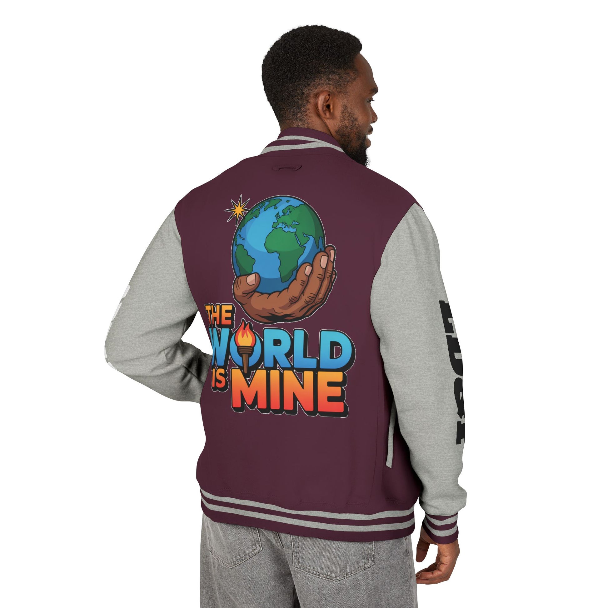 Letterman Jacket - The World is Mine LD&P APPAREL Design