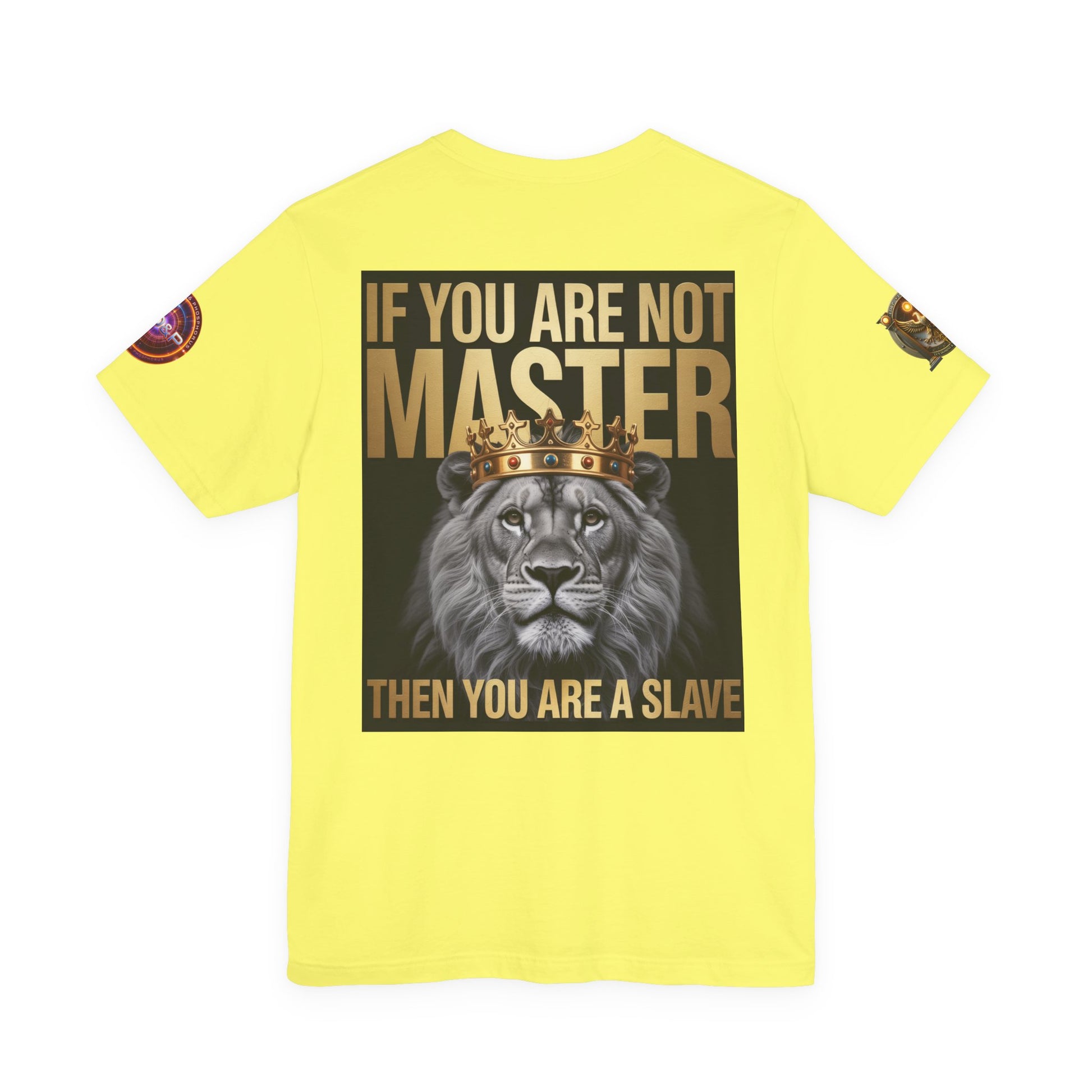 T-Shirt Master or slave LD&amp;P APPAREL Design Unisex Jersey Short Sleeve Tee