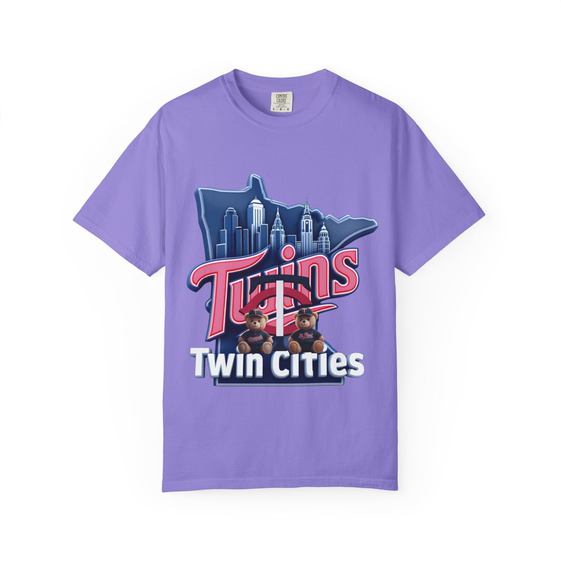 Twin City Unisex T-Shirt, Sporty Tee for Fans, Garment-Dyed Shirt, Perfect for Game Day, Show Your Team Spirit!