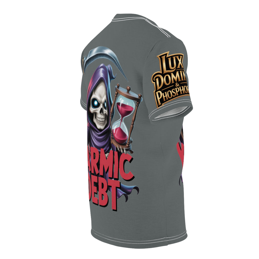 Karmic Debt Graphic Tee — LD&P Apparel Dark Grey