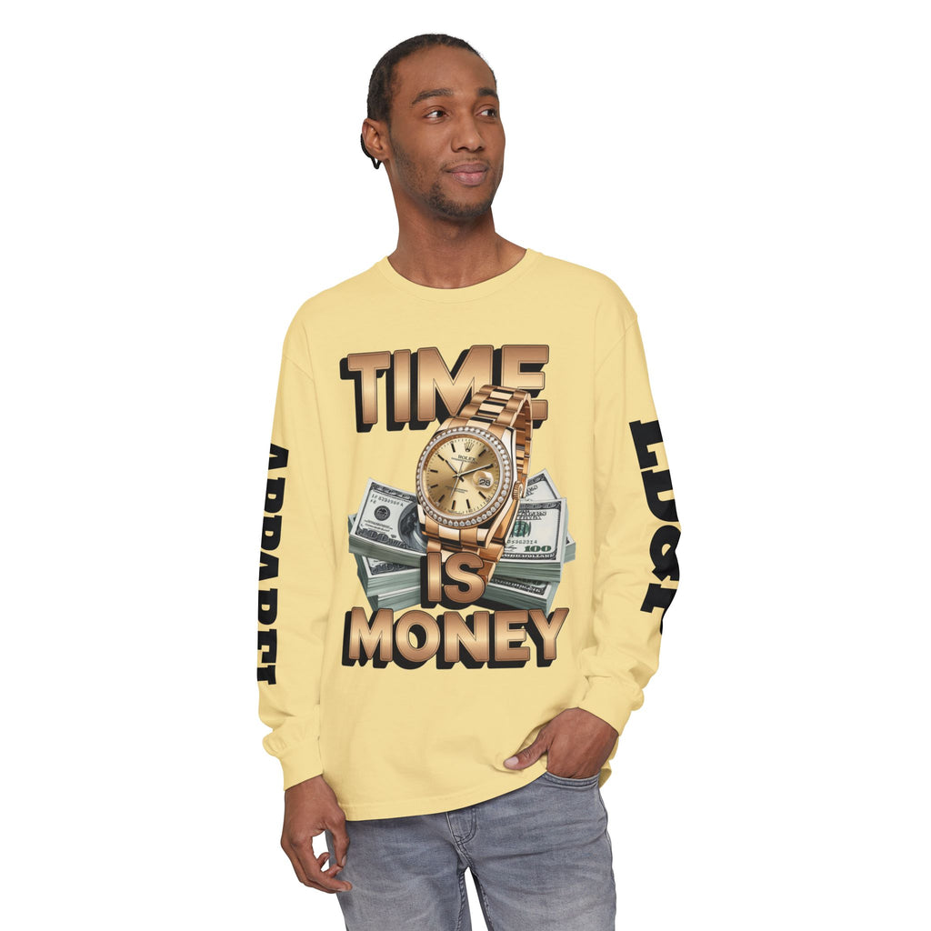 Long Sleeve T-Shirt Time is MONEY Design