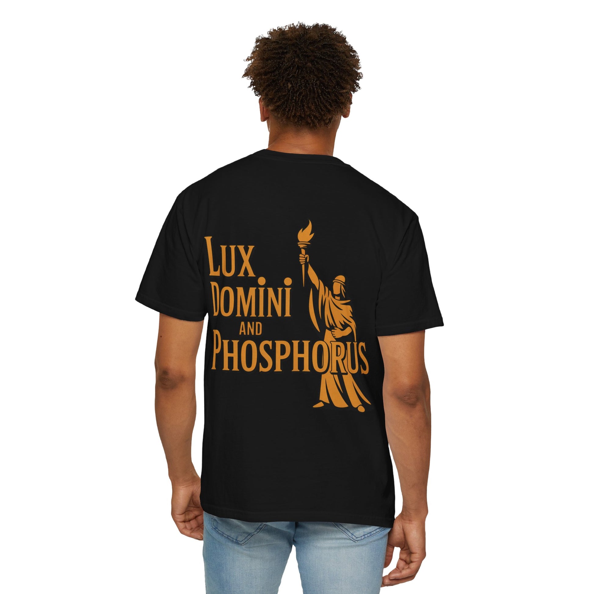 Garment-Dyed T-shirt Thin Line Love Hate LD&amp;P APPAREL Design