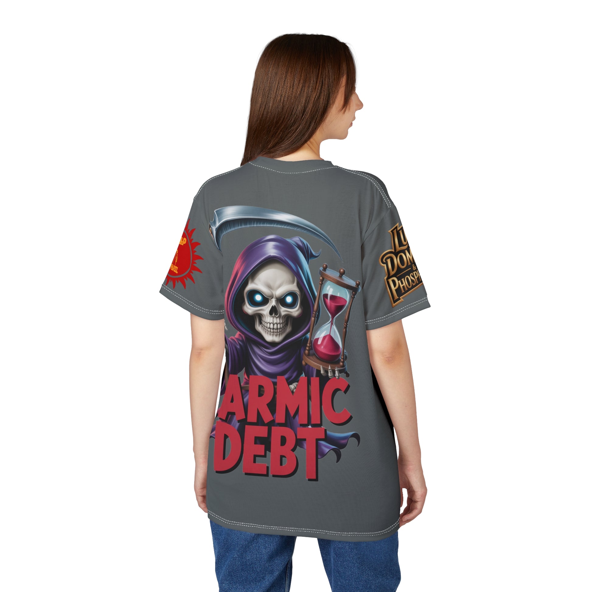 Karmic Debt Graphic Tee — LD&P Apparel Dark Grey