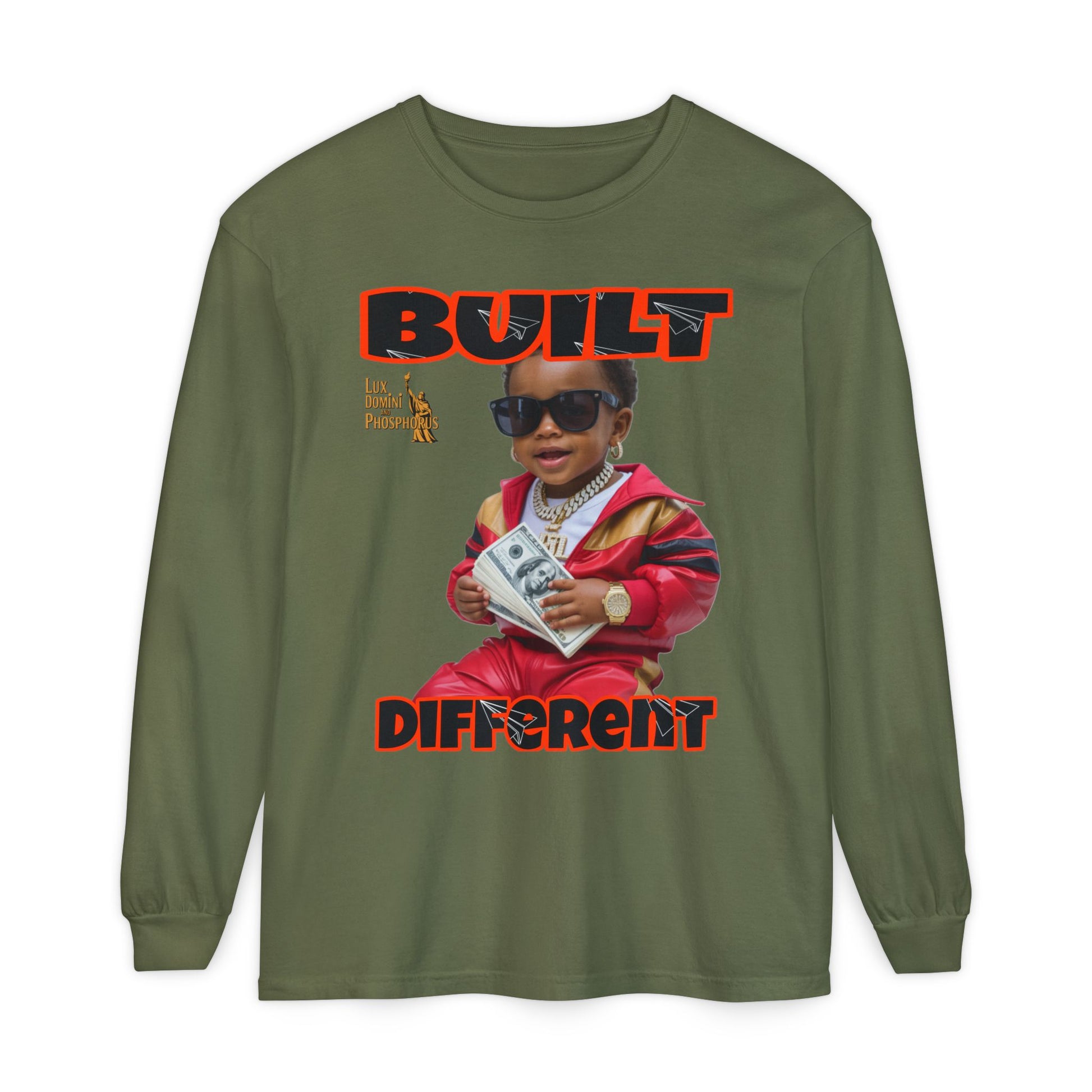 Long Sleeve T-Shirt - Built Different LD&P Apparel Design