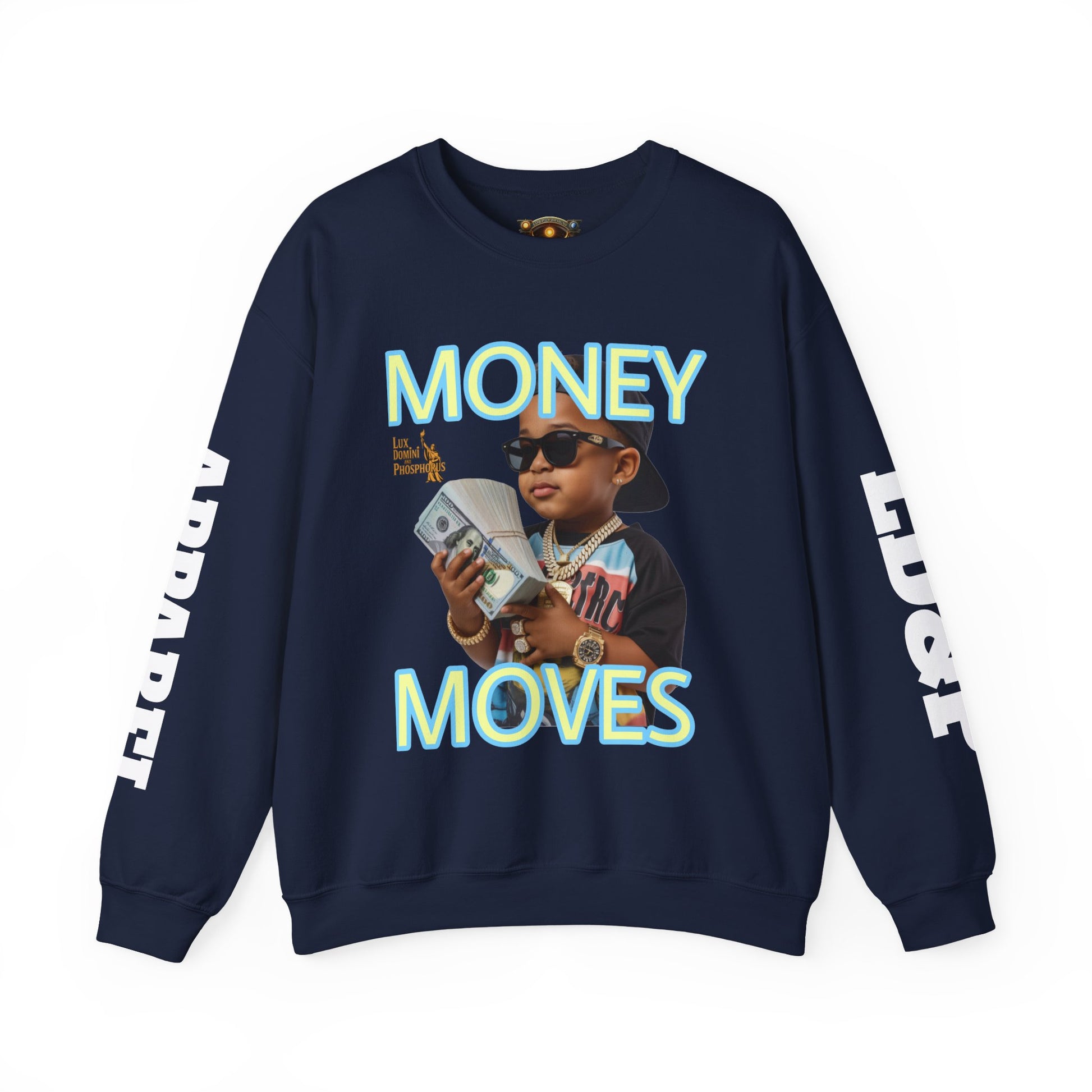 Money Moves Unisex Sweatshirt - LD&P APPAREL
