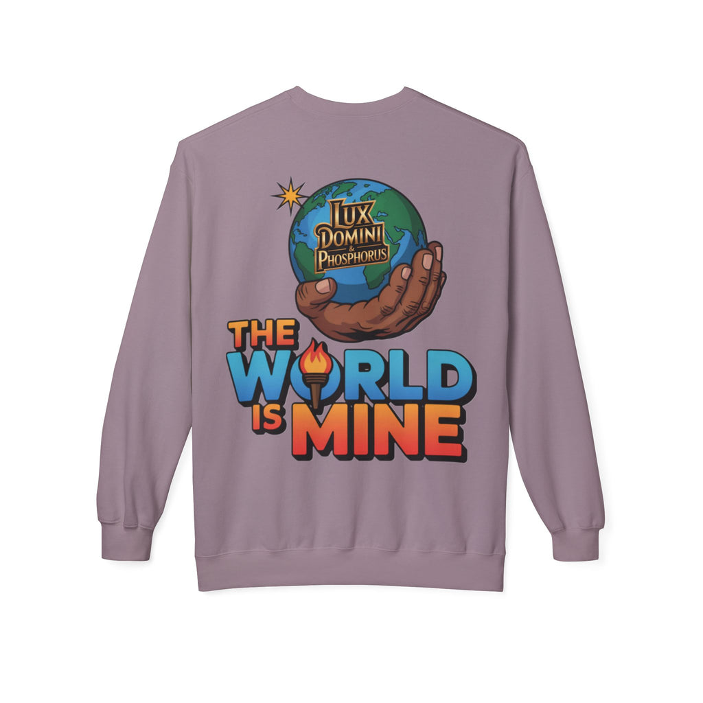 "The World Is Mine"  Design 2 Crewneck Sweatshirt