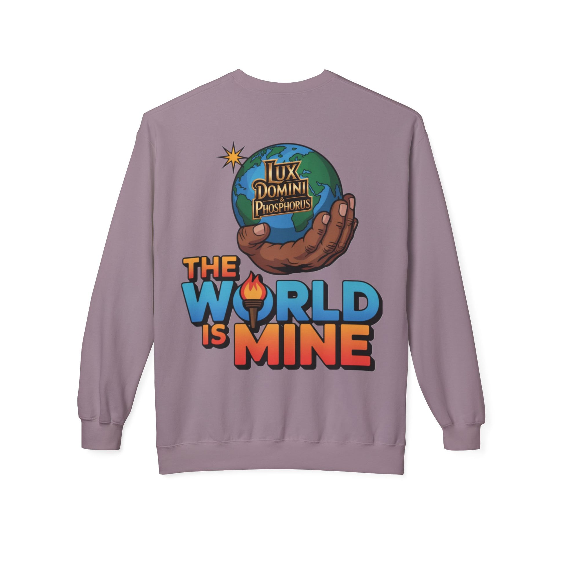 "The World Is Mine"  Design 2 Crewneck Sweatshirt