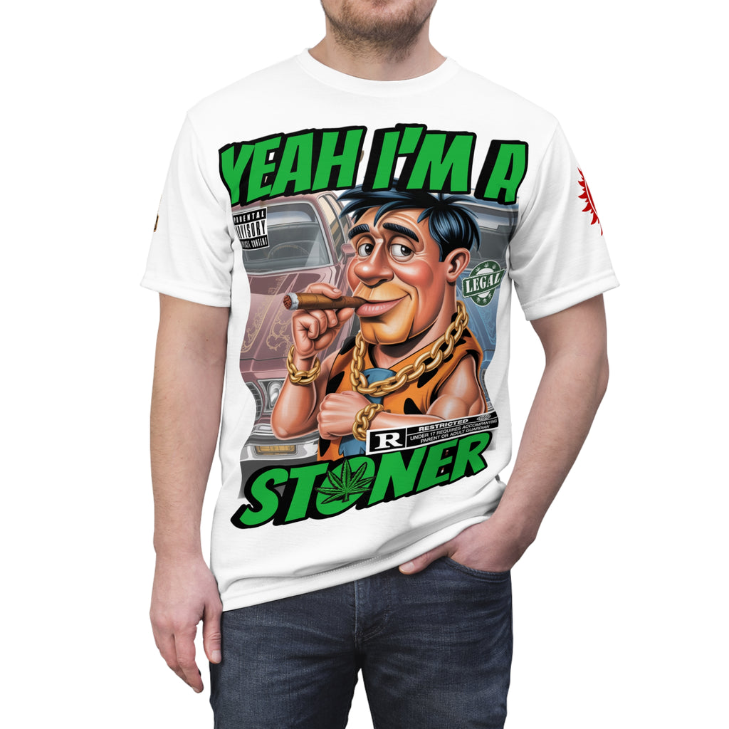 Yeah I'm a Stoner T-Shirt LD&P APPAREL white