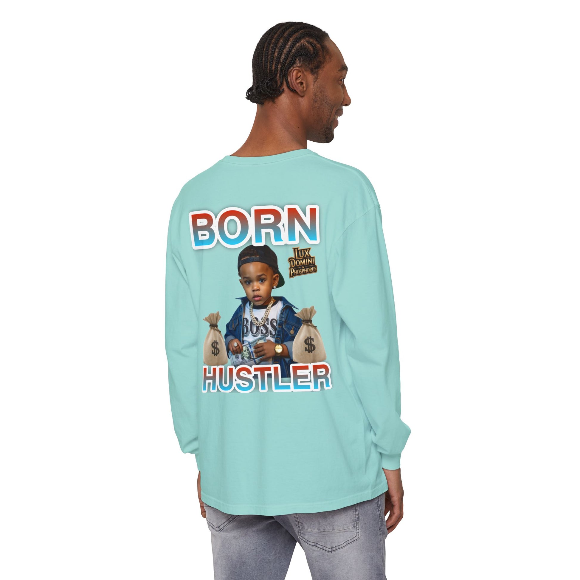 Long Sleeve T-Shirt Born Hustler Apparel