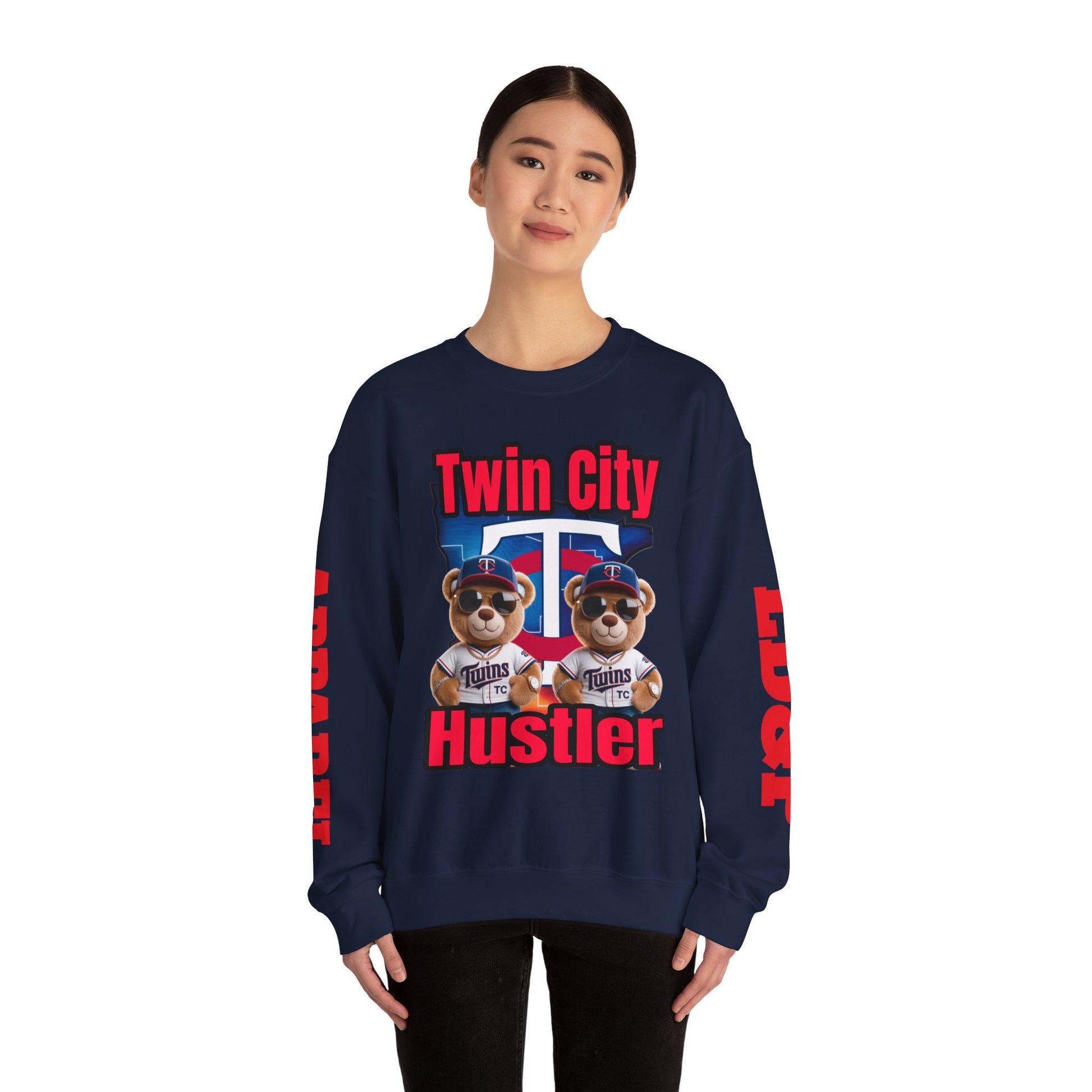 Crewneck Sweatshirt Twin City Hustler LD&P Apparel Design