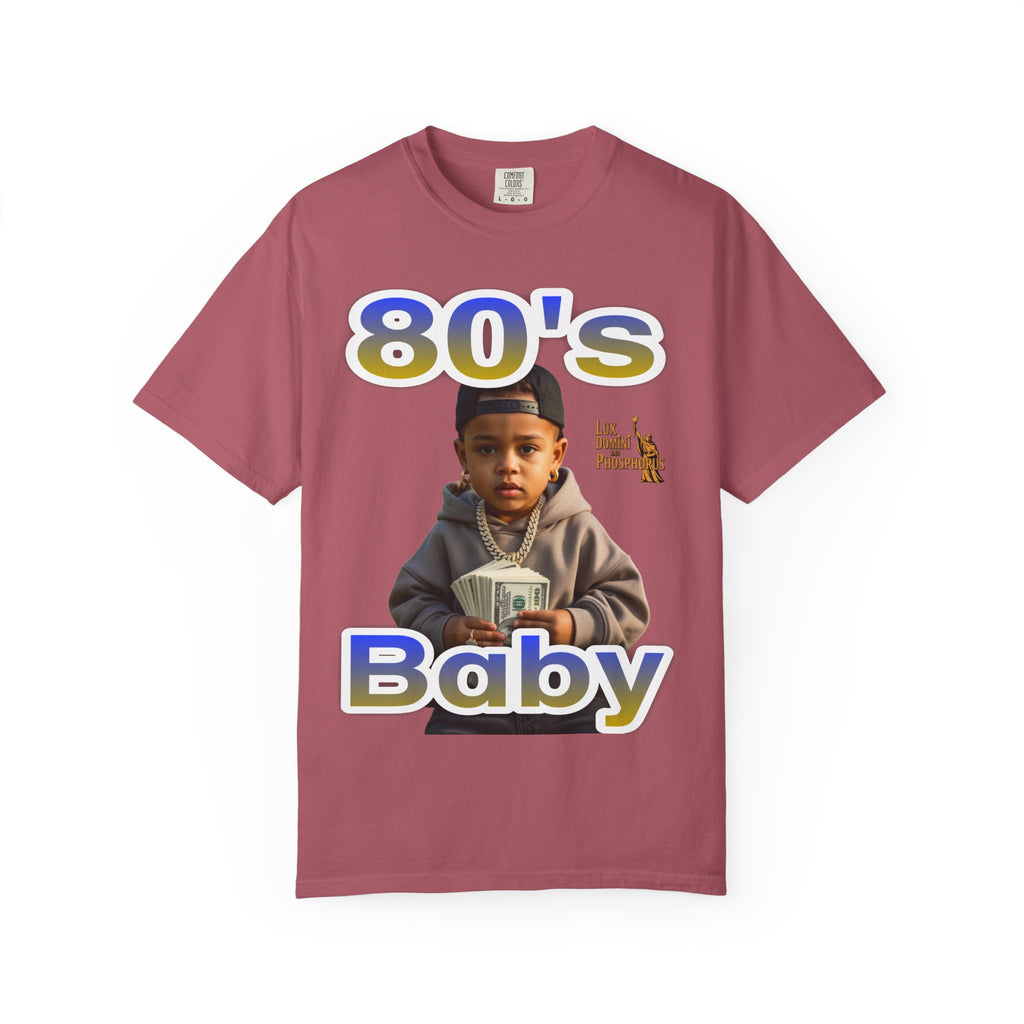 80s Baby Unisex Garment-Dyed T-shirt - LD&P APPAREL